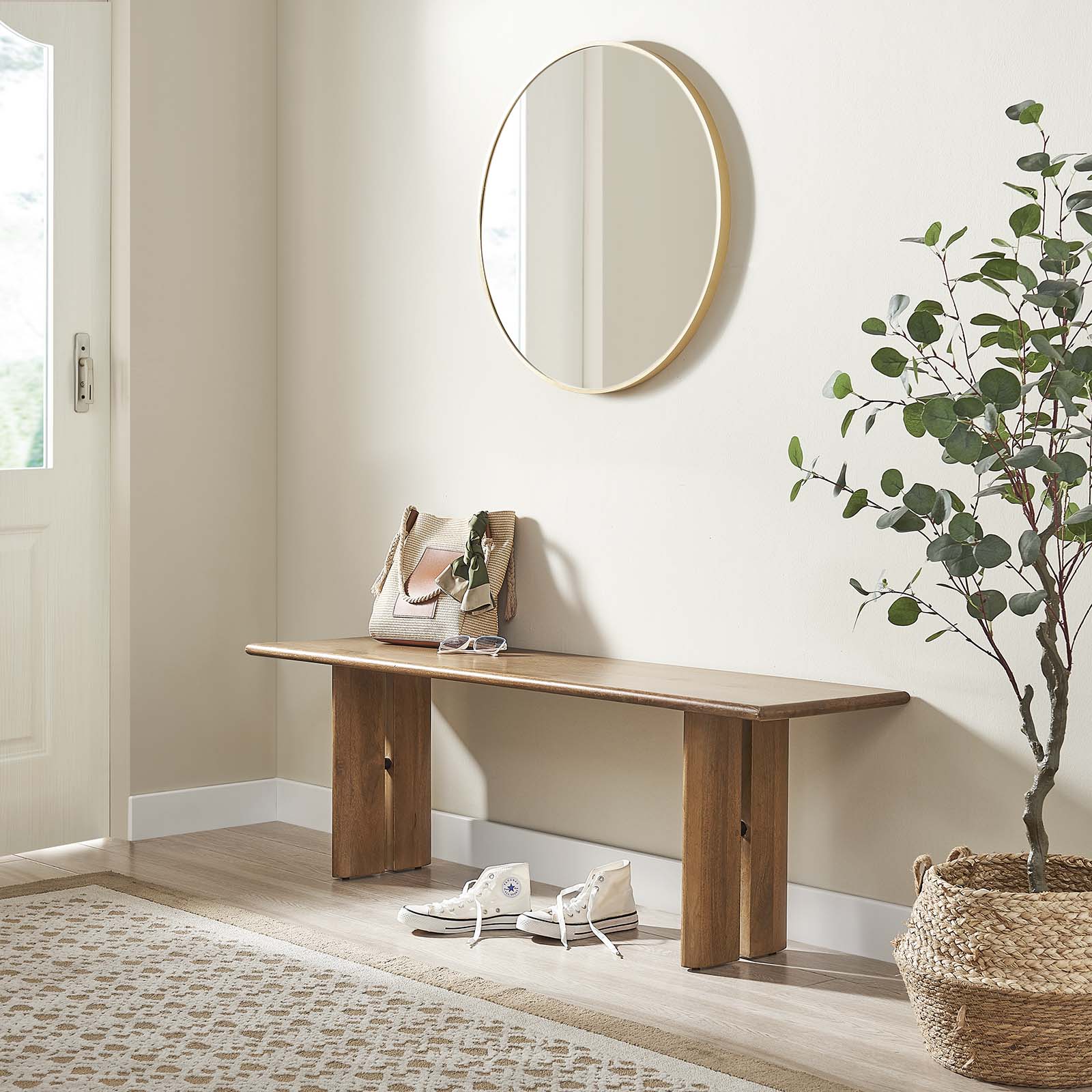 Amistad 58" Wood Bench By Modway - EEI-6344 | Benches - 10