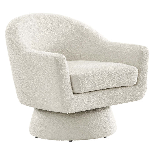 Astral Boucle Fabric Boucle Fabric Swivel Chair By Modway - EEI-6359 | Armchairs