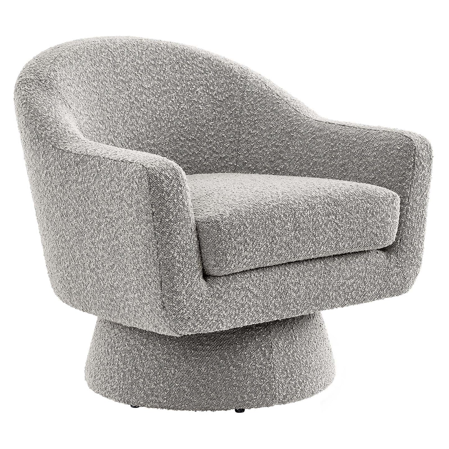 Astral Boucle Fabric Boucle Fabric Swivel Chair By Modway - EEI-6359 | Armchairs - 9