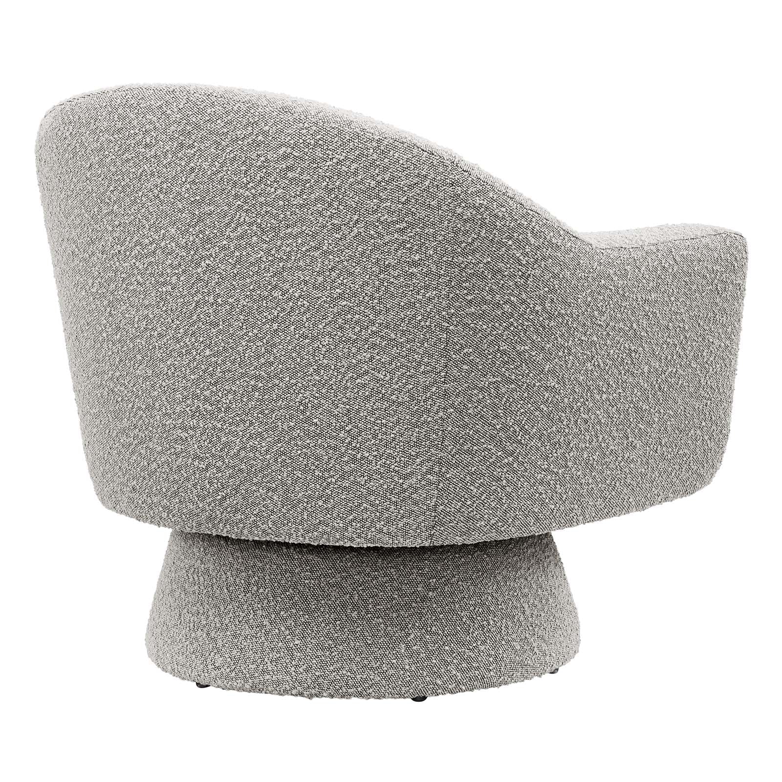 Astral Boucle Fabric Boucle Fabric Swivel Chair By Modway - EEI-6359 | Armchairs - 11