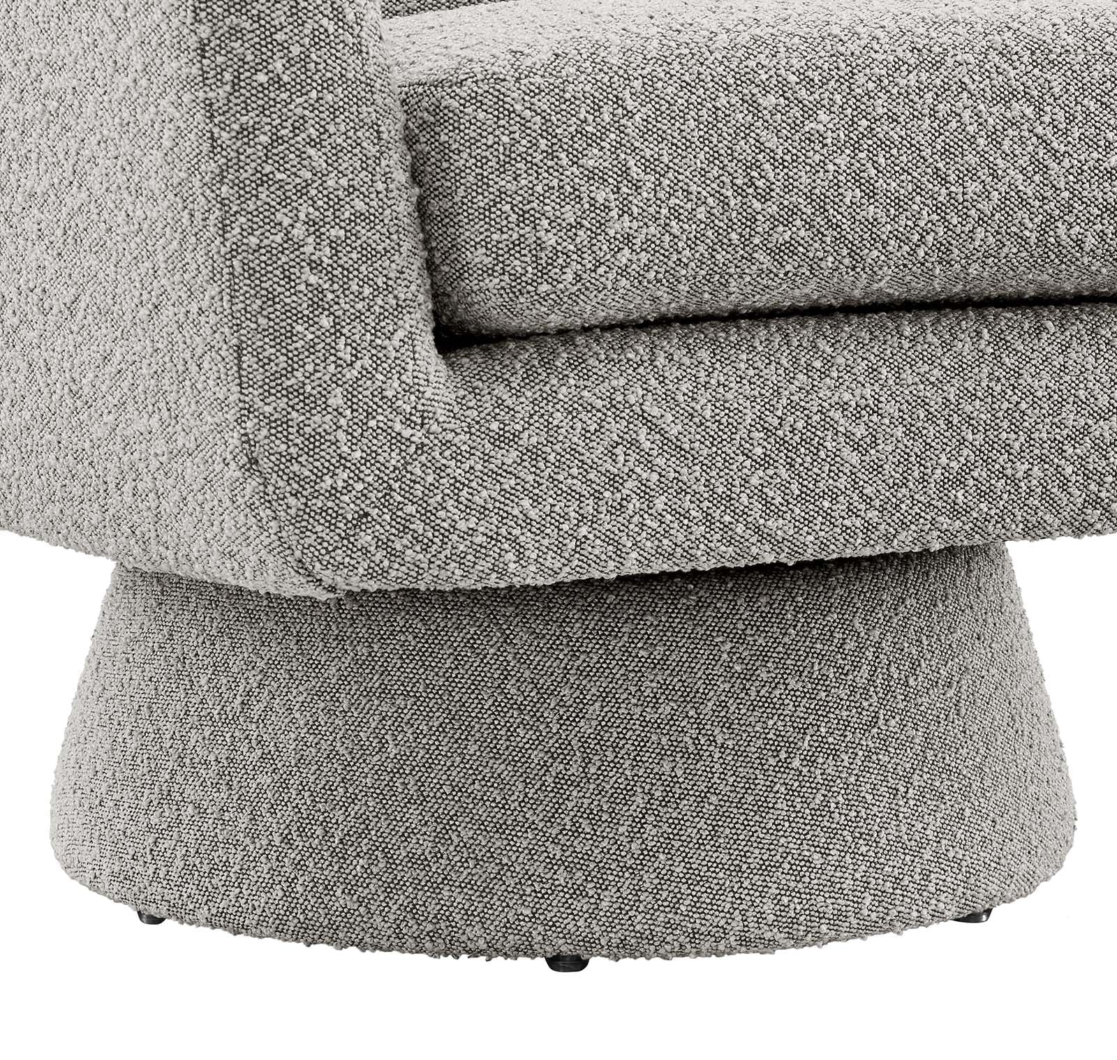 Astral Boucle Fabric Boucle Fabric Swivel Chair By Modway - EEI-6359 | Armchairs - 13