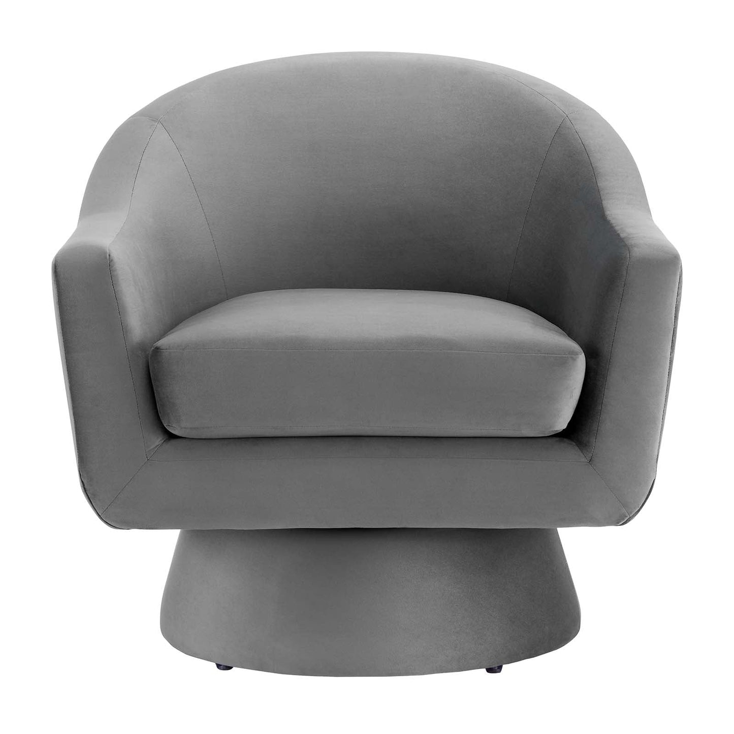 Astral Performance Velvet Fabric and Wood Swivel Chair By Modway - EEI-6360 | Armchairs - 5