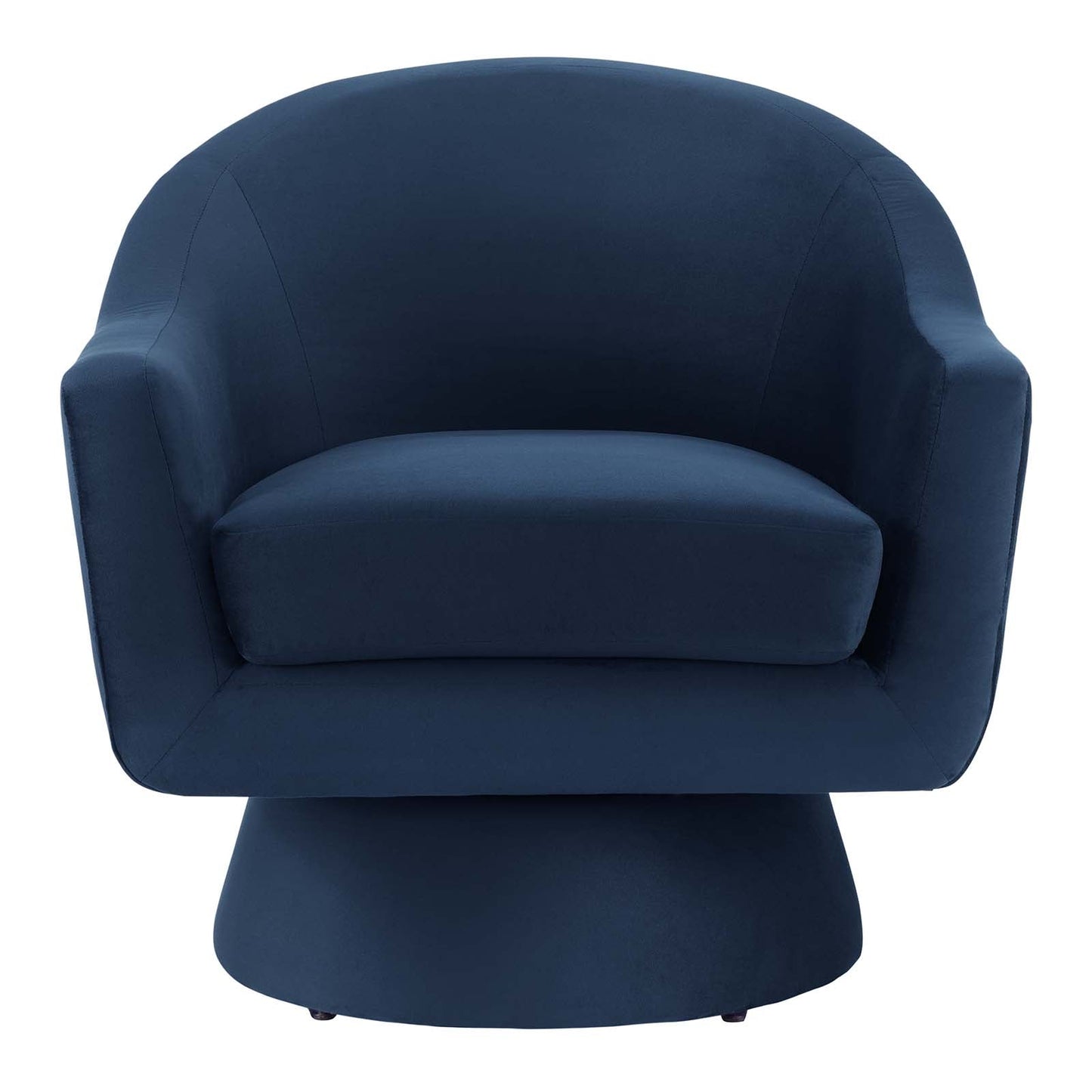 Astral Performance Velvet Fabric and Wood Swivel Chair By Modway - EEI-6360 | Armchairs - 12
