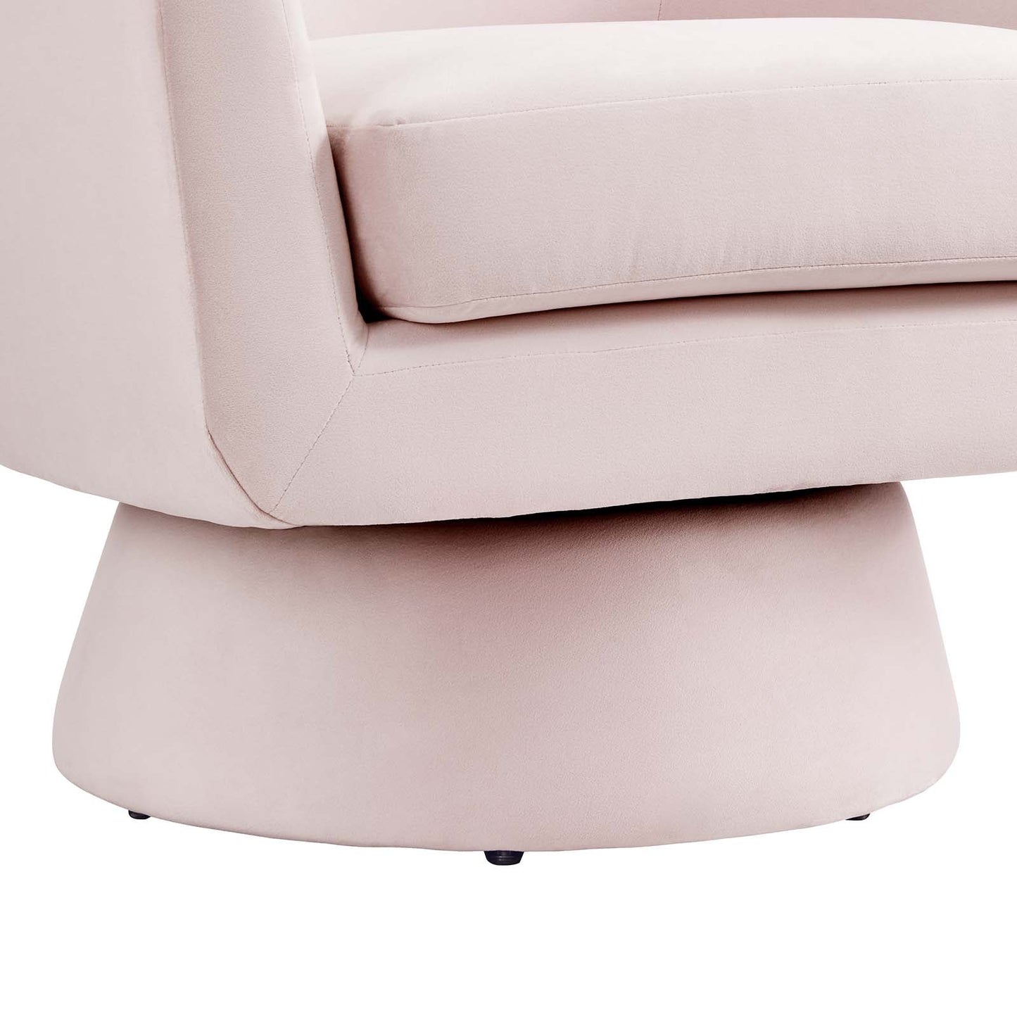 Astral Performance Velvet Fabric and Wood Swivel Chair By Modway - EEI-6360 | Armchairs - 21