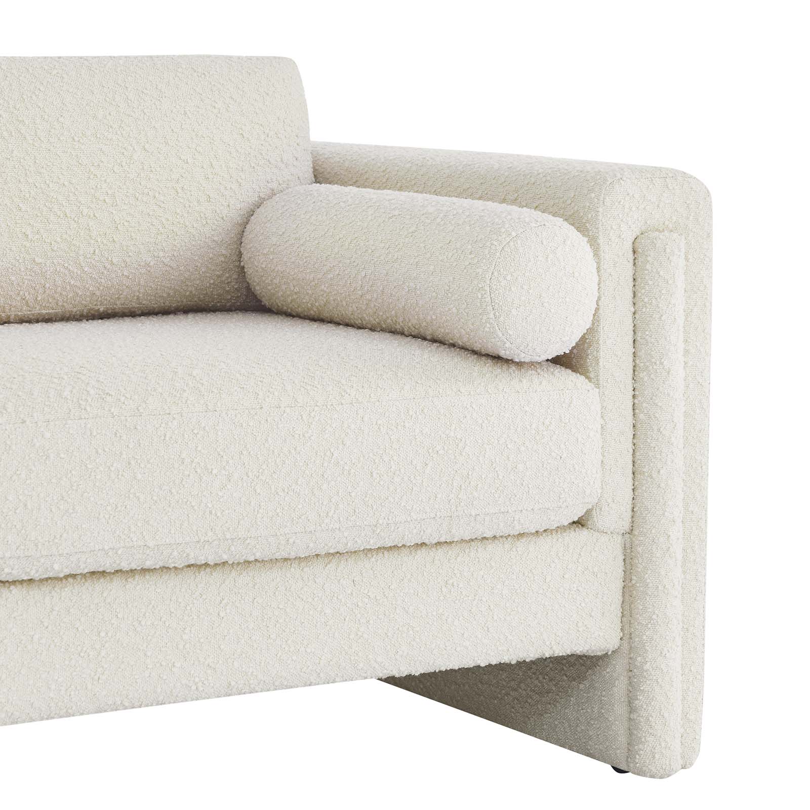 Visible Boucle Fabric Loveseat By Modway - EEI-6376 | Loveseats | Modishstore - 14