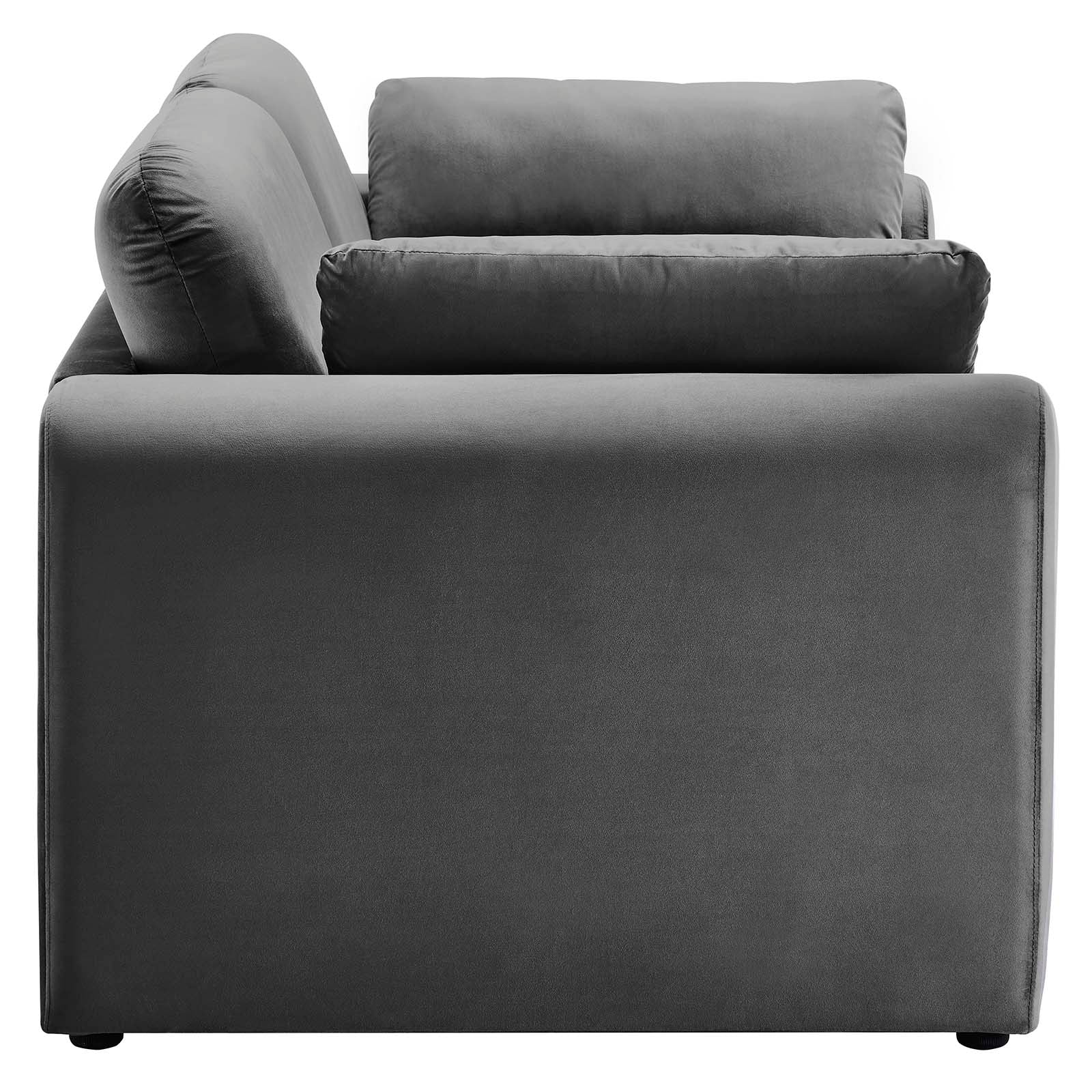 Waverly Performance Velvet Sofa By Modway - EEI-6382 | Sofas | Modishstore - 10