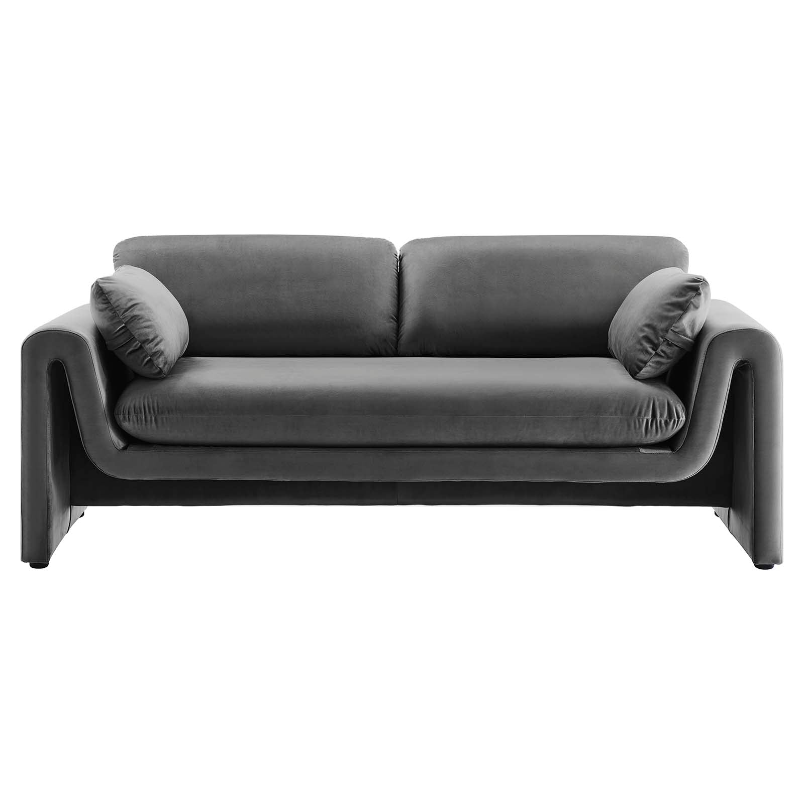 Waverly Performance Velvet Sofa By Modway - EEI-6382 | Sofas | Modishstore - 12