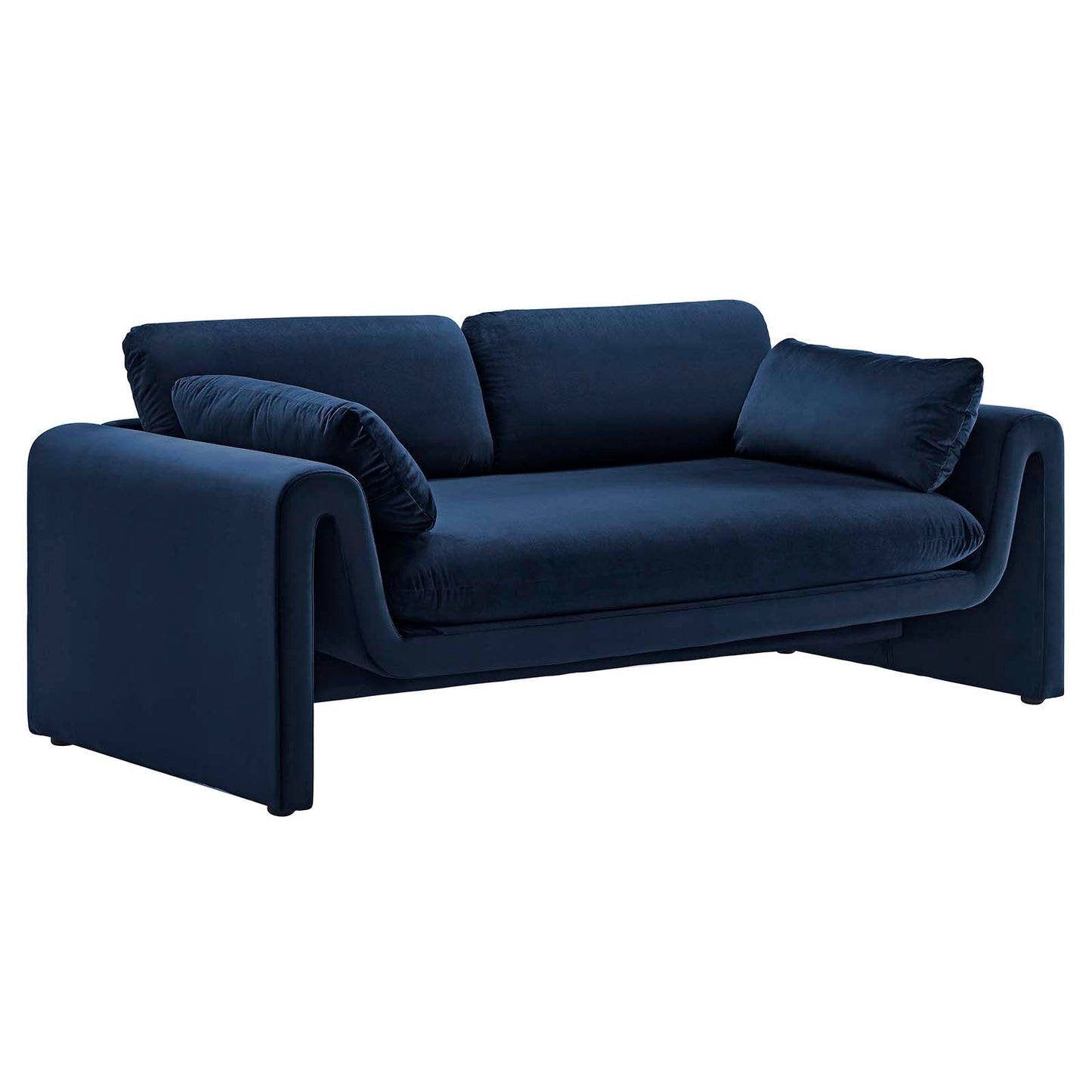 Waverly Performance Velvet Sofa By Modway - EEI-6382 | Sofas | Modishstore - 17