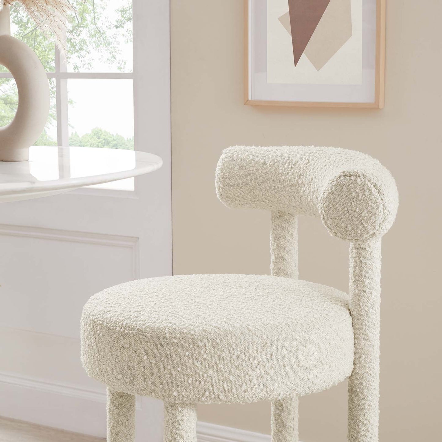 Toulouse Boucle Fabric Bar Stool By Modway - EEI-6385 | Bar Stools | Modishstore - 9