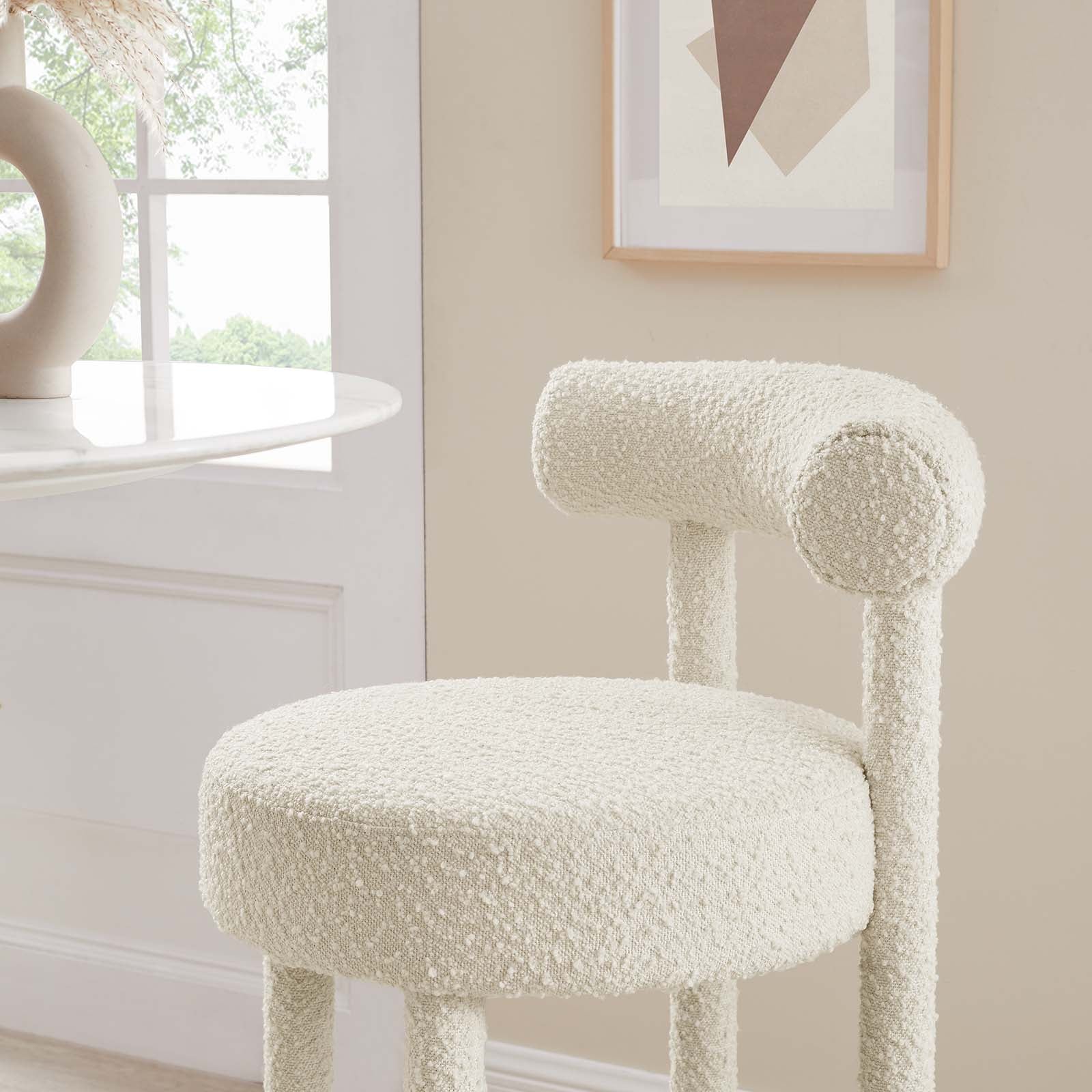 Toulouse Boucle Fabric Bar Stool By Modway - EEI-6385 | Bar Stools | Modishstore - 9