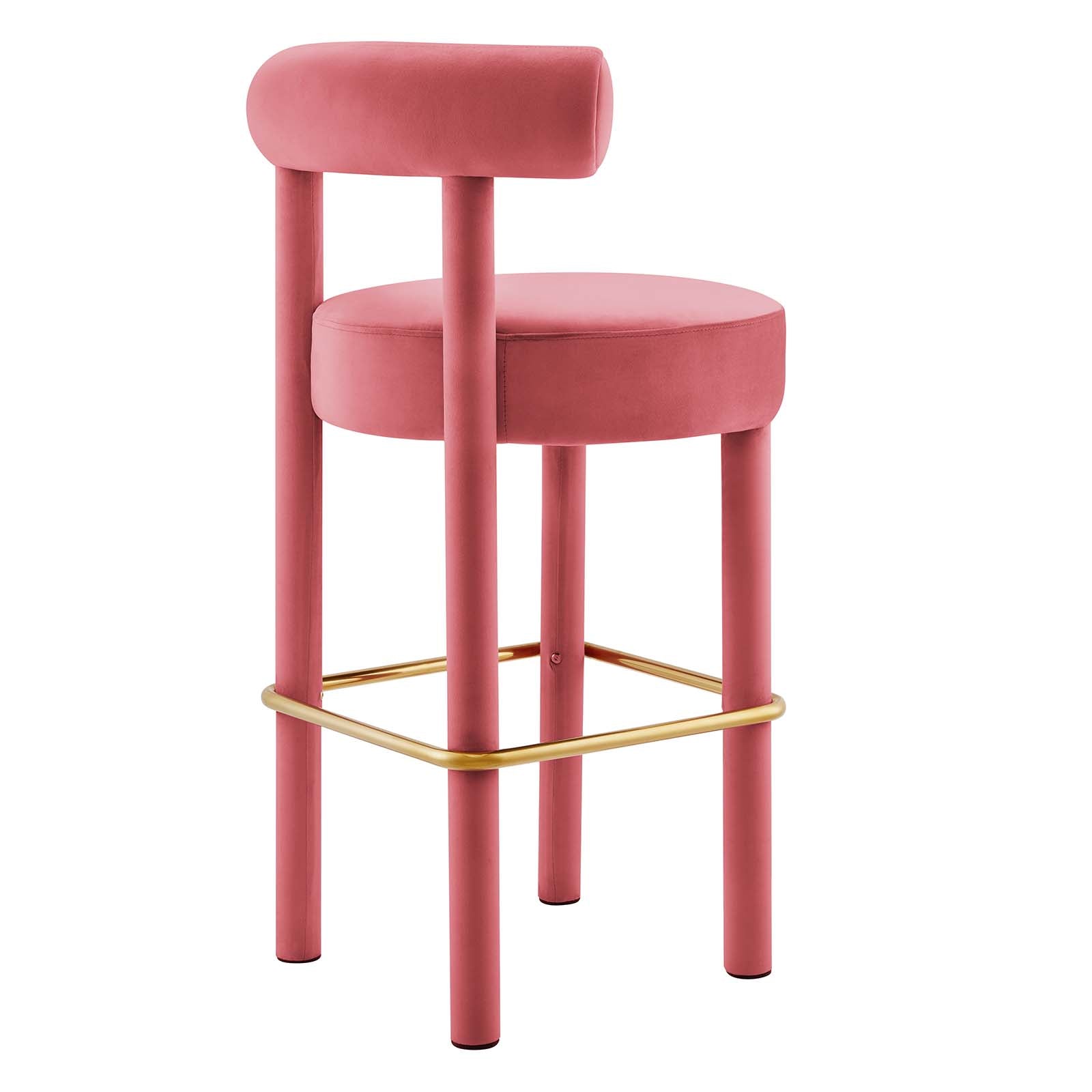 Toulouse Performance Velvet Bar Stool By Modway - EEI-6386 | Bar Stools | Modishstore - 4