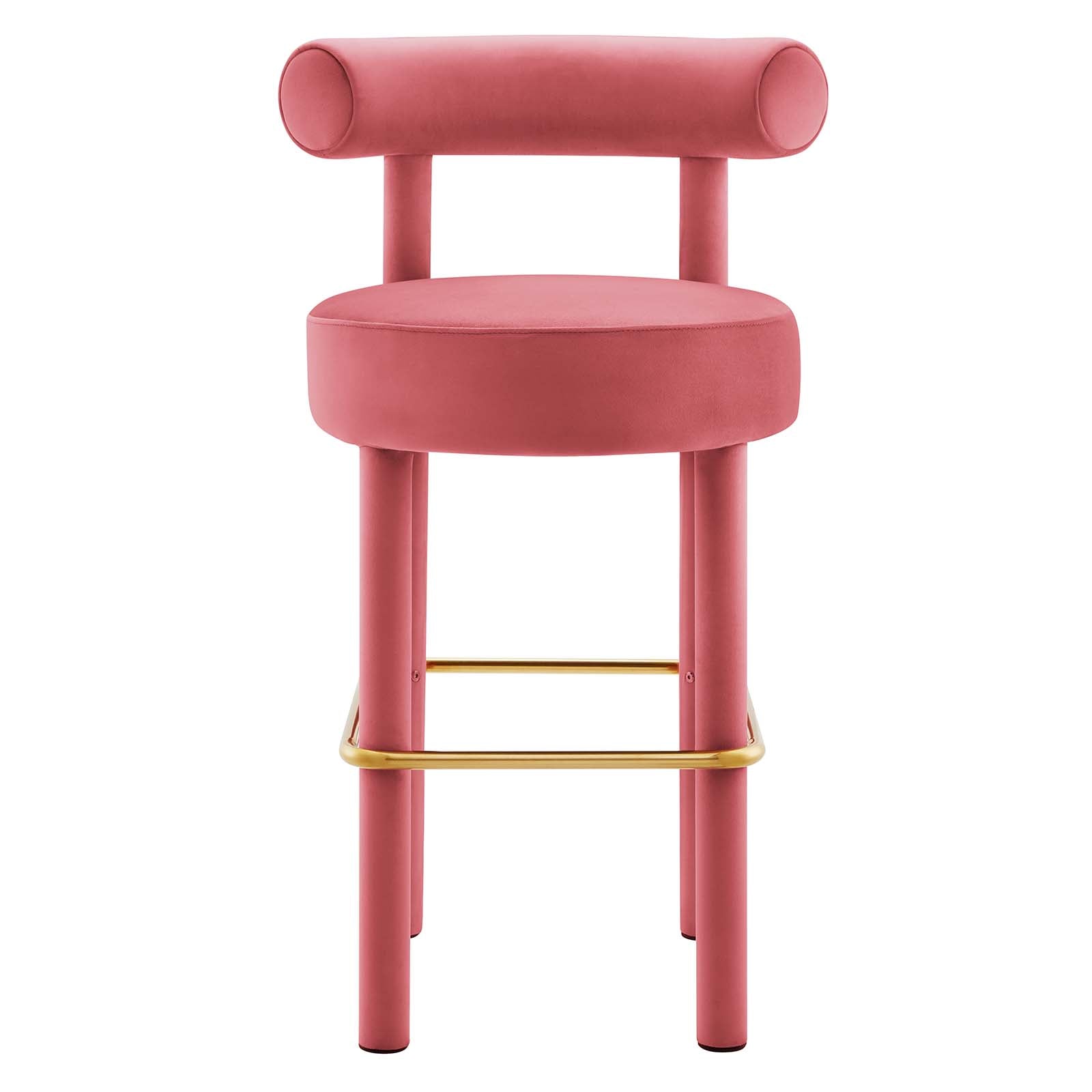 Toulouse Performance Velvet Bar Stool By Modway - EEI-6386 | Bar Stools | Modishstore - 5