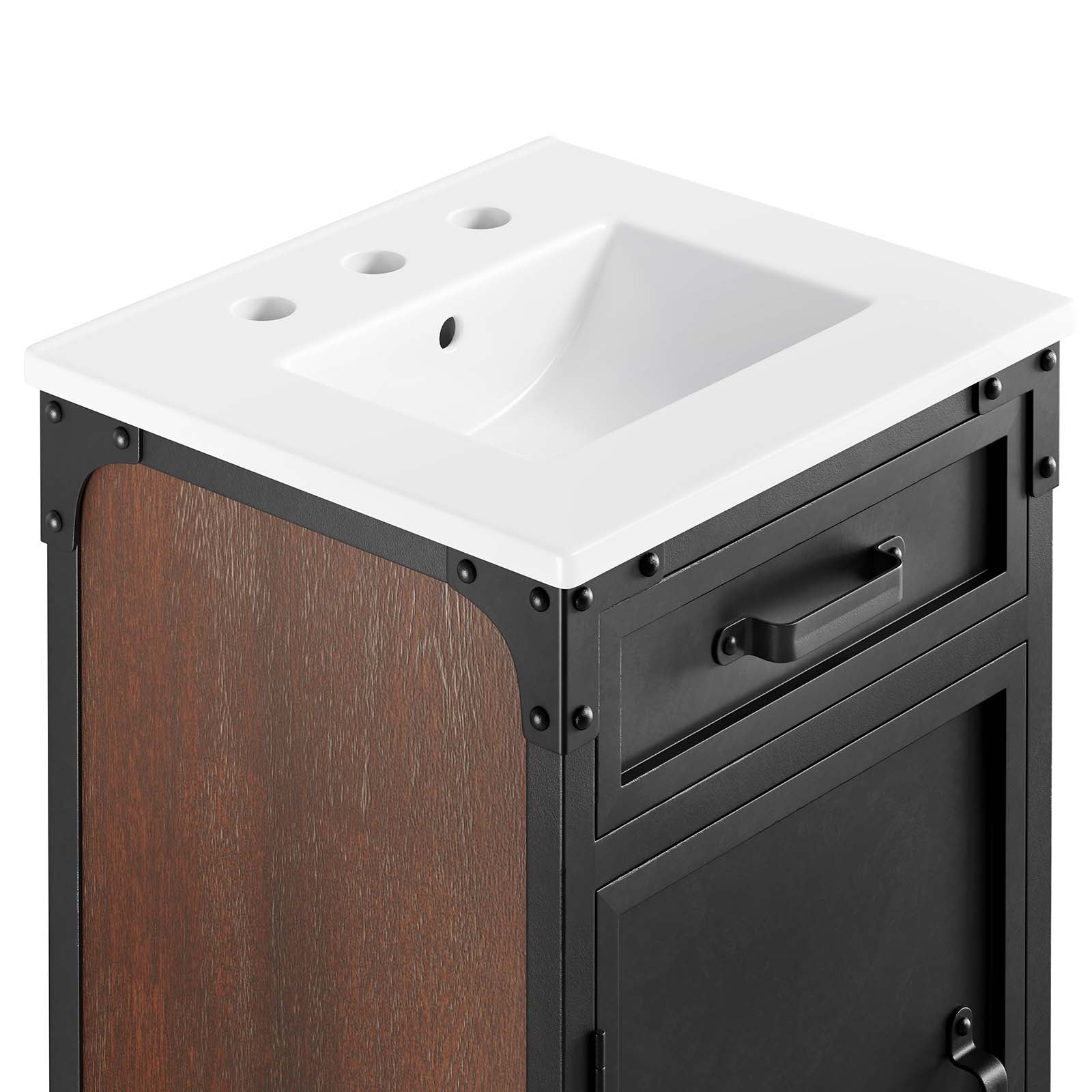 Steamforge 18" Bathroom Vanity By Modway - EEI-6411 | Bathroom Accessories | Modway - 4