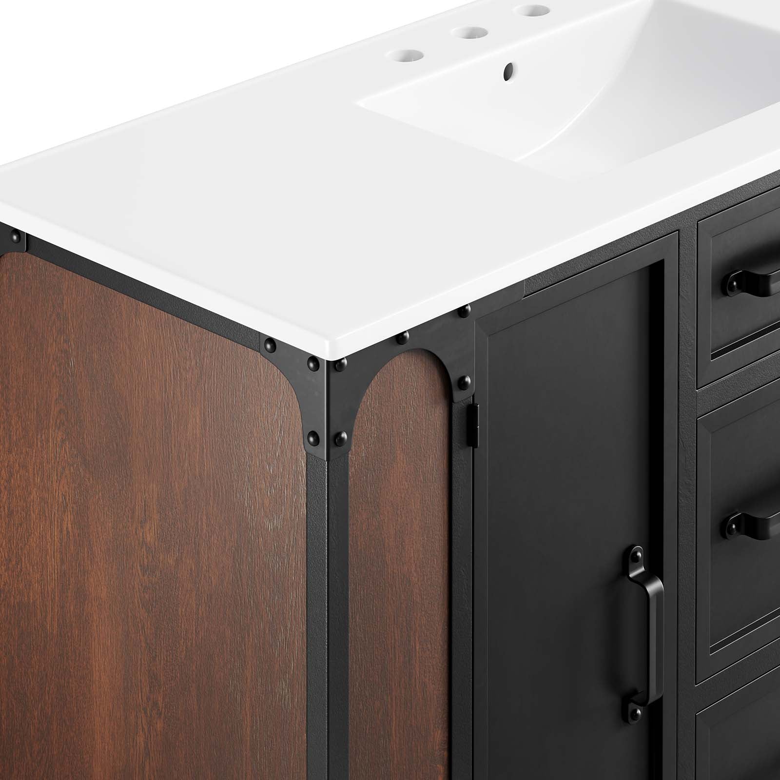 Steamforge 48" Single Sink Bathroom Vanity By Modway - EEI-6419 | Bathroom Accessories | Modway - 5