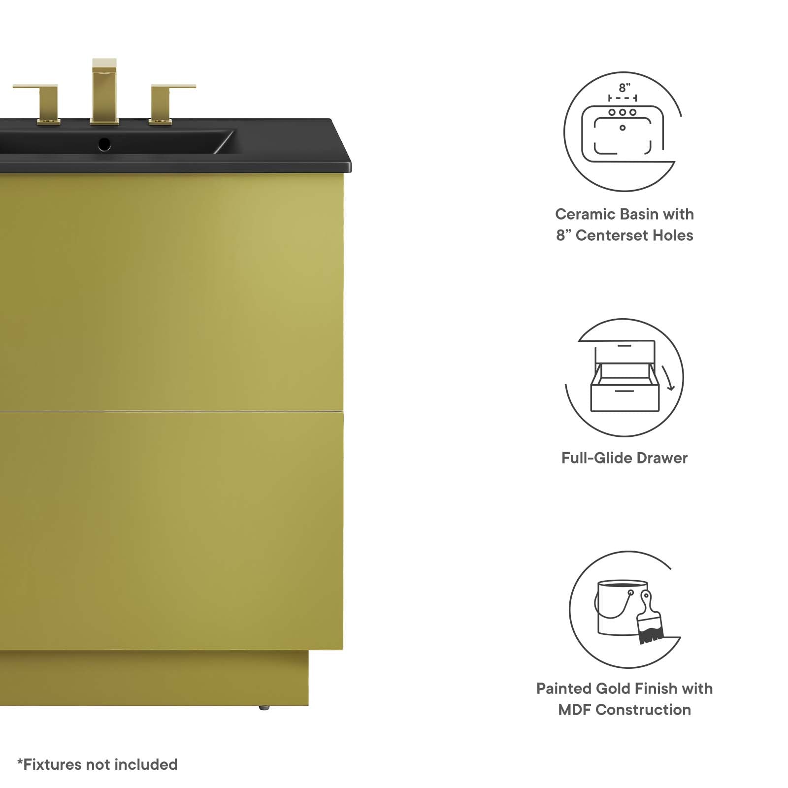 Quantum 30" Bathroom Vanity By Modway - EEI-6428 | Bathroom Accessories | Modway - 6