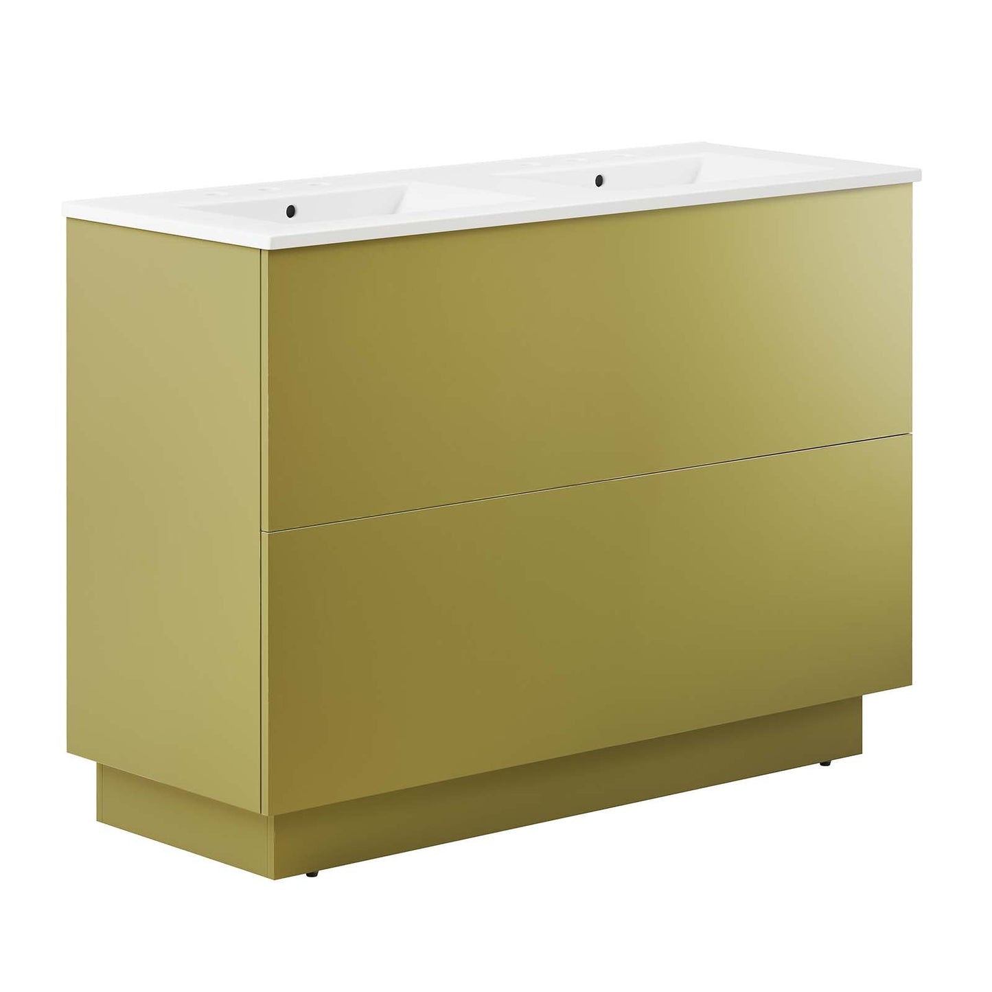 Quantum 48" Double Sink Bathroom Vanity By Modway - EEI-6433 | Bathroom Accessories | Modway