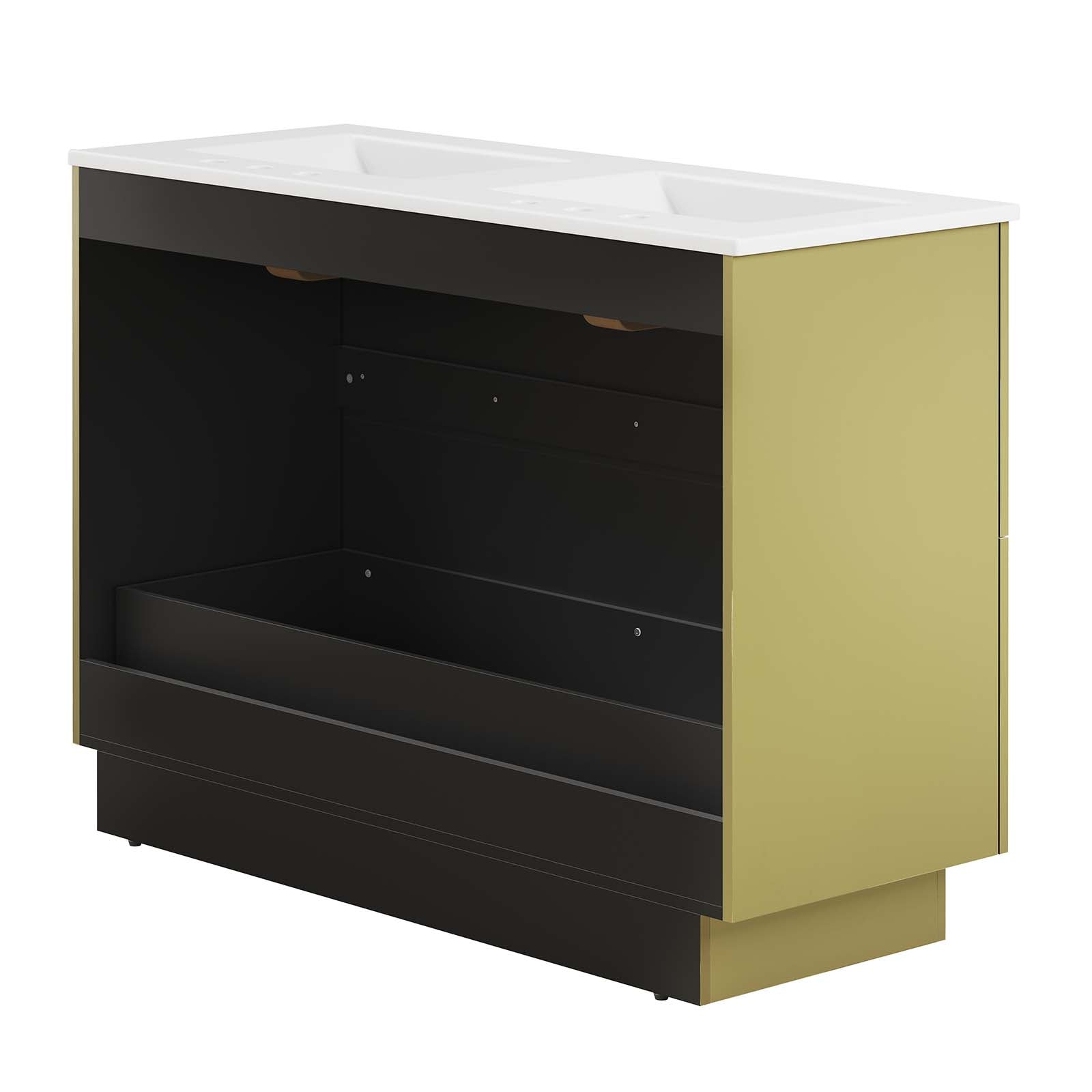 Quantum 48" Double Sink Bathroom Vanity By Modway - EEI-6433 | Bathroom Accessories | Modway - 8