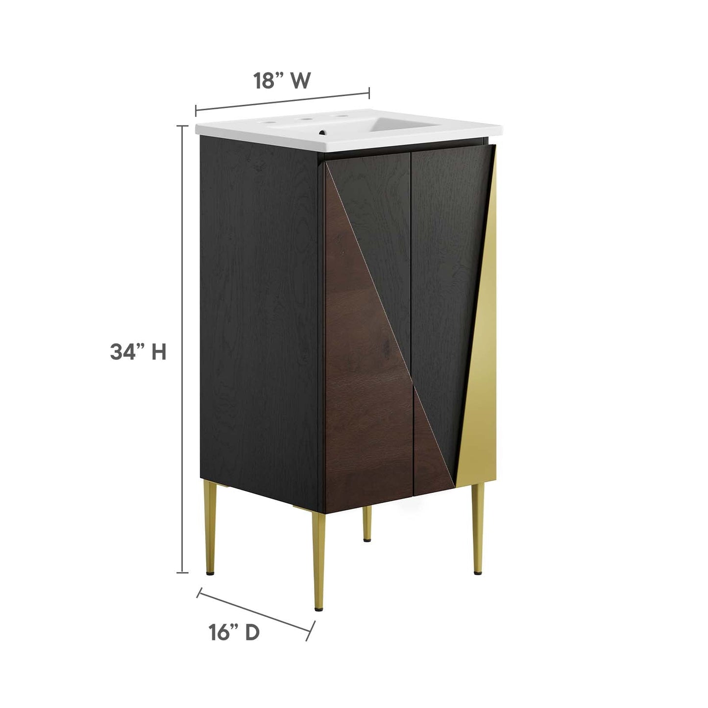 Alchemist 18" Bathroom Vanity By Modway - EEI-6458 | Bathroom Accessories | Modway - 5