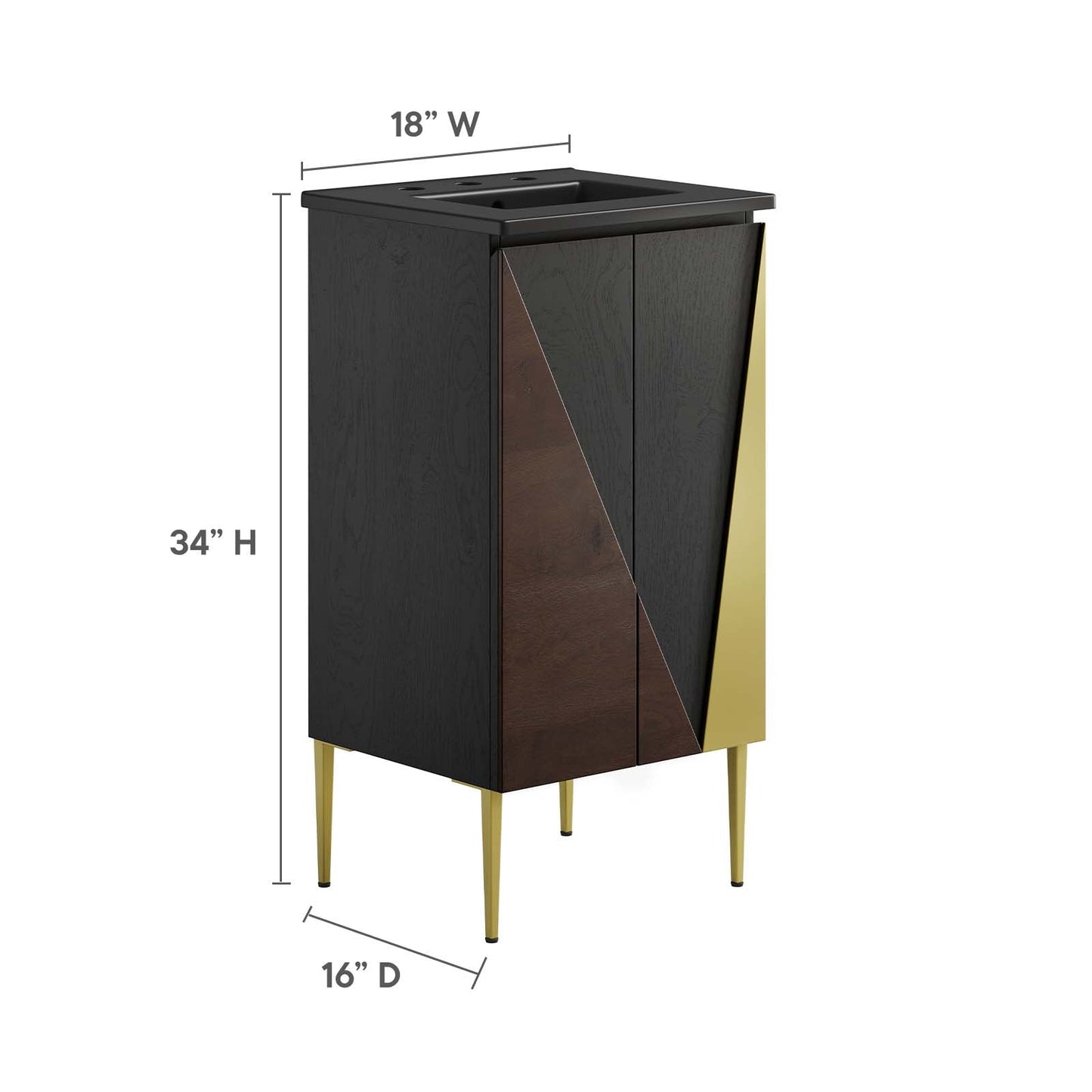 Alchemist 18" Bathroom Vanity By Modway - EEI-6459 | Bathroom Accessories | Modway - 5