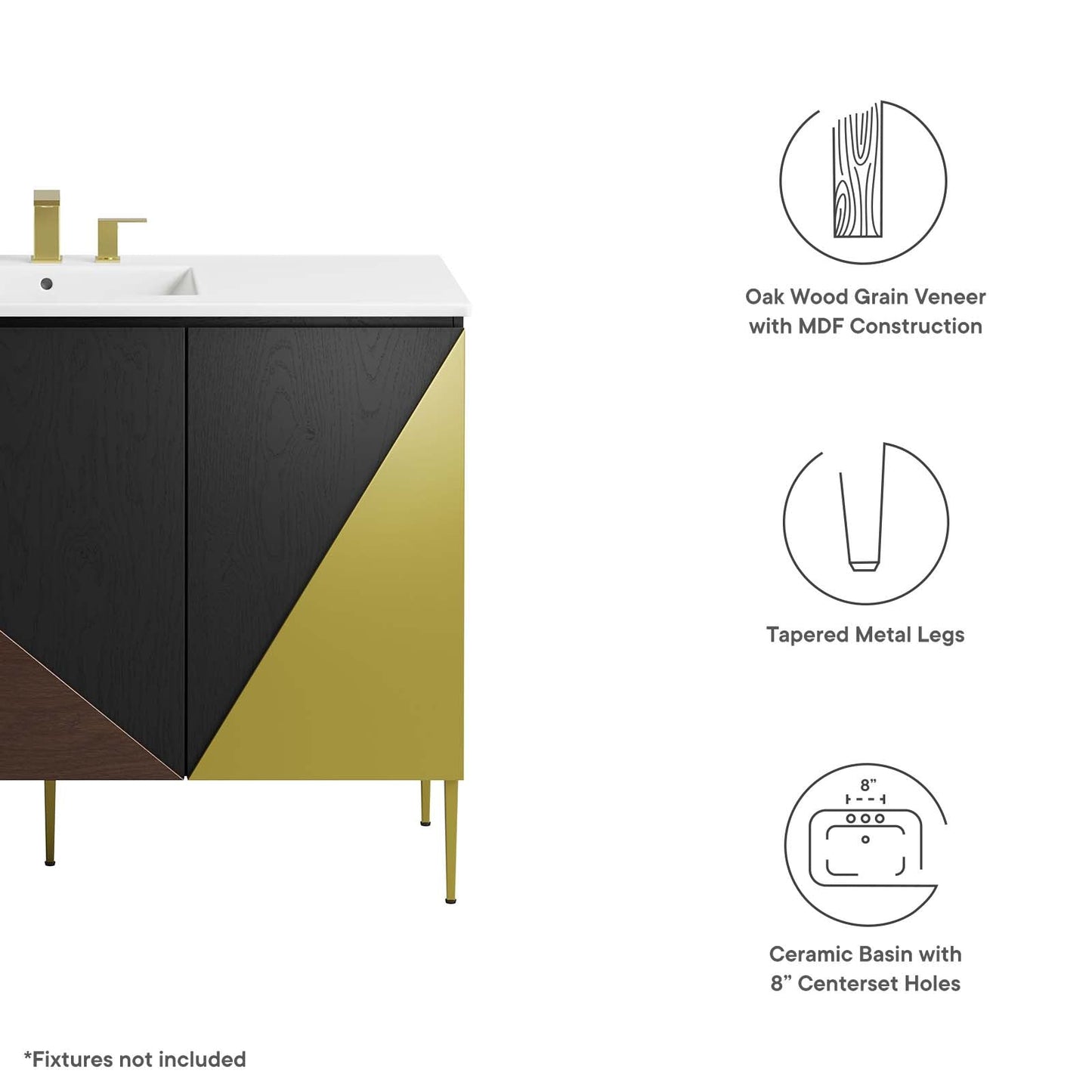 Alchemist 48" Single Sink Bathroom Vanity By Modway - EEI-6466 | Bathroom Accessories | Modway - 6