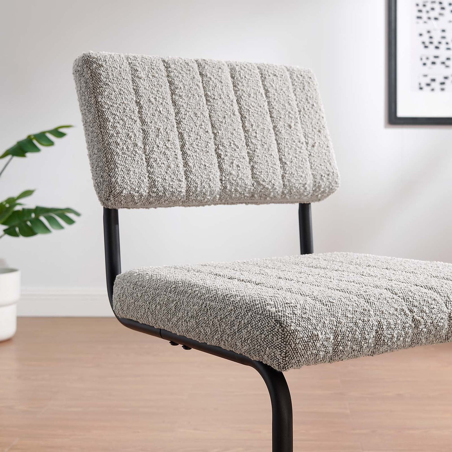 Parity Boucle Dining Side Chairs - Set of 2 By Modway - EEI-6469 | Dining Chairs | Modishstore - 22
