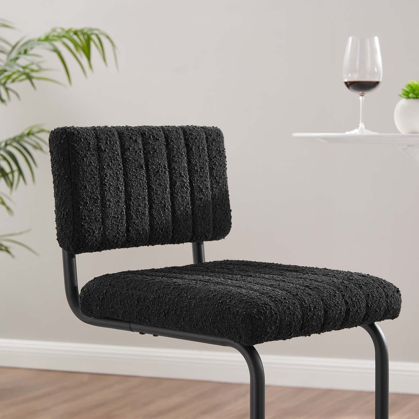 Parity Boucle Bar Stools - Set of 2 By Modway - EEI-6473 | Bar Stools | Modishstore - 3