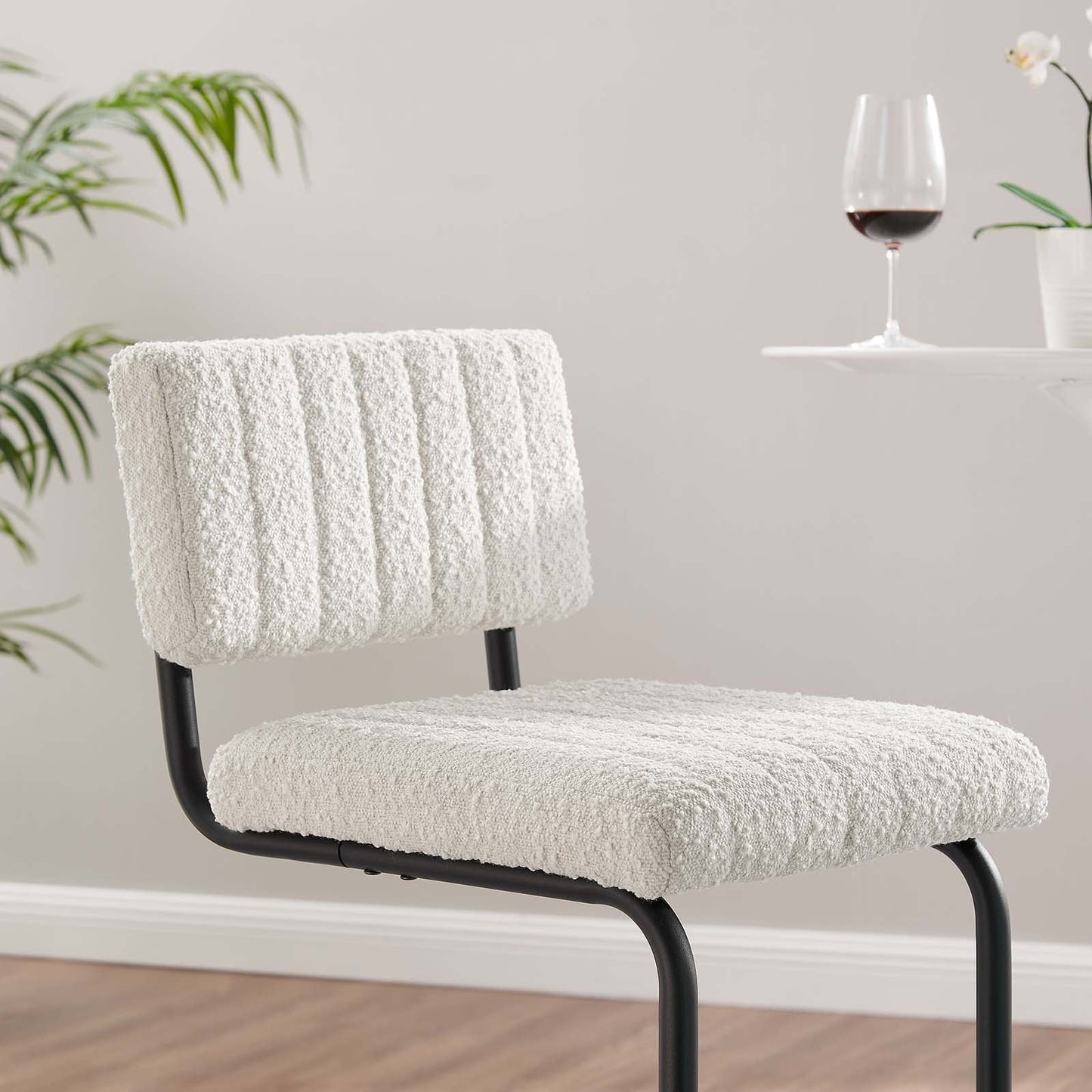 Parity Boucle Bar Stools - Set of 2 By Modway - EEI-6473 | Bar Stools | Modishstore - 12
