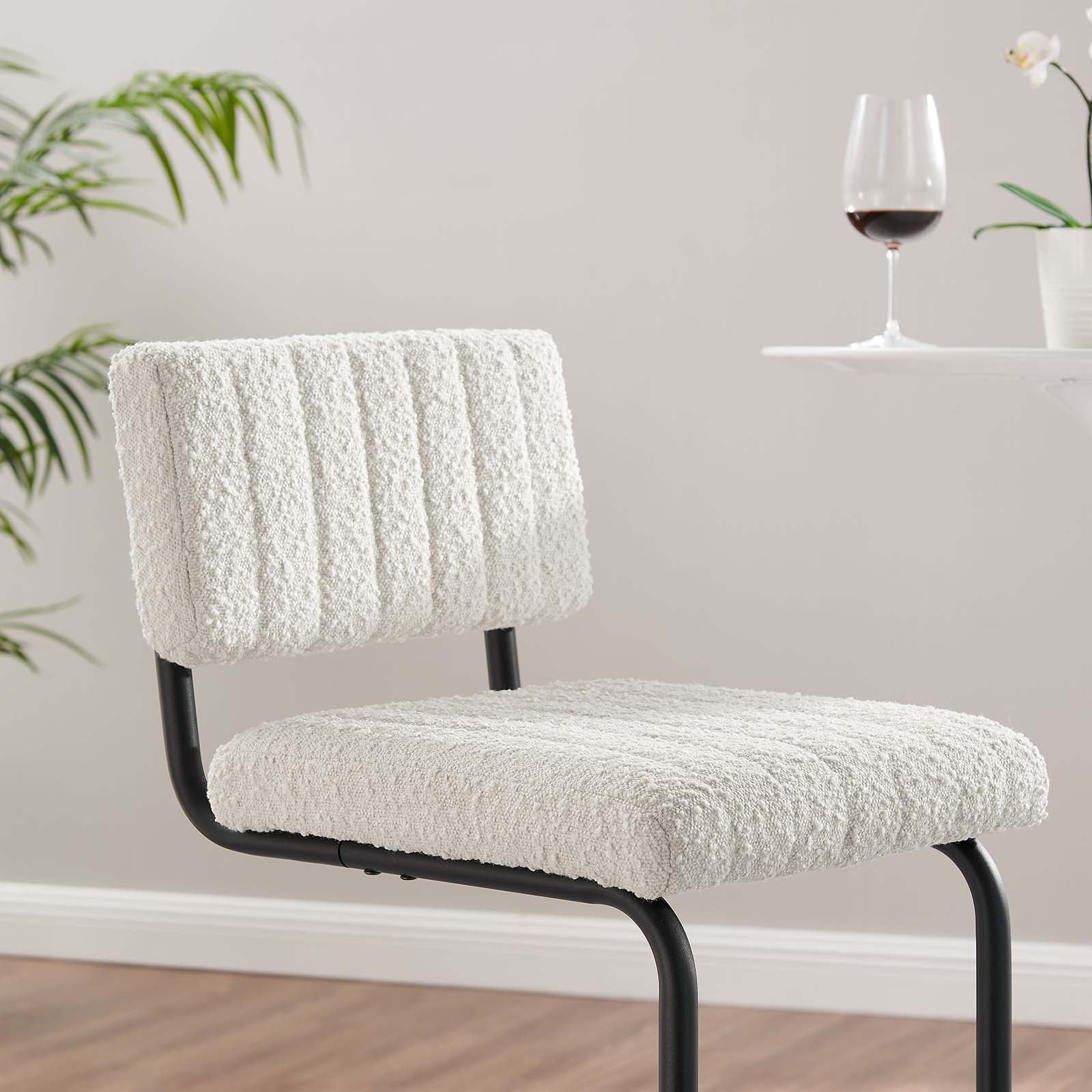 Parity Boucle Bar Stools - Set of 2 By Modway - EEI-6473 | Bar Stools | Modishstore - 12