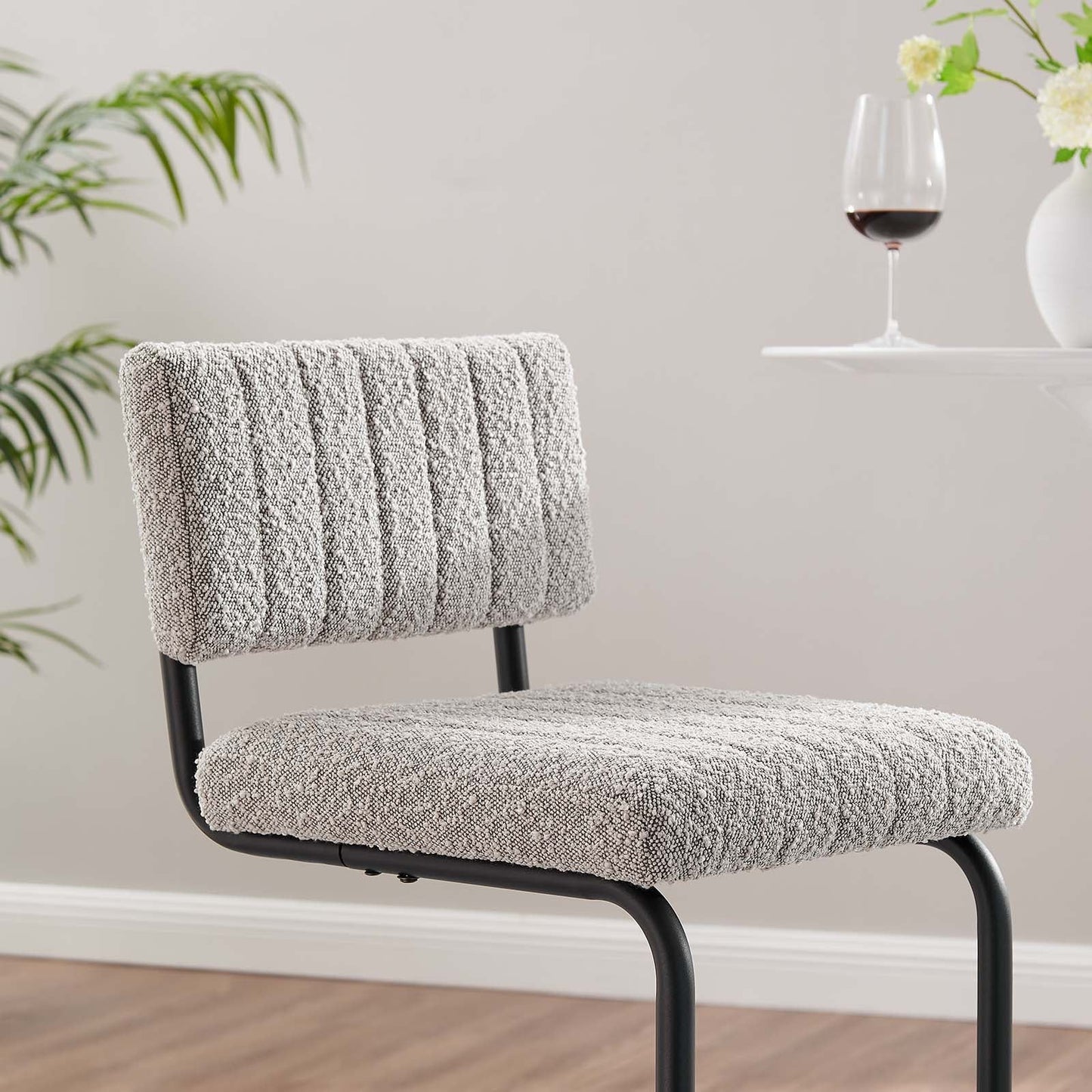 Parity Boucle Bar Stools - Set of 2 By Modway - EEI-6473 | Bar Stools | Modishstore - 22