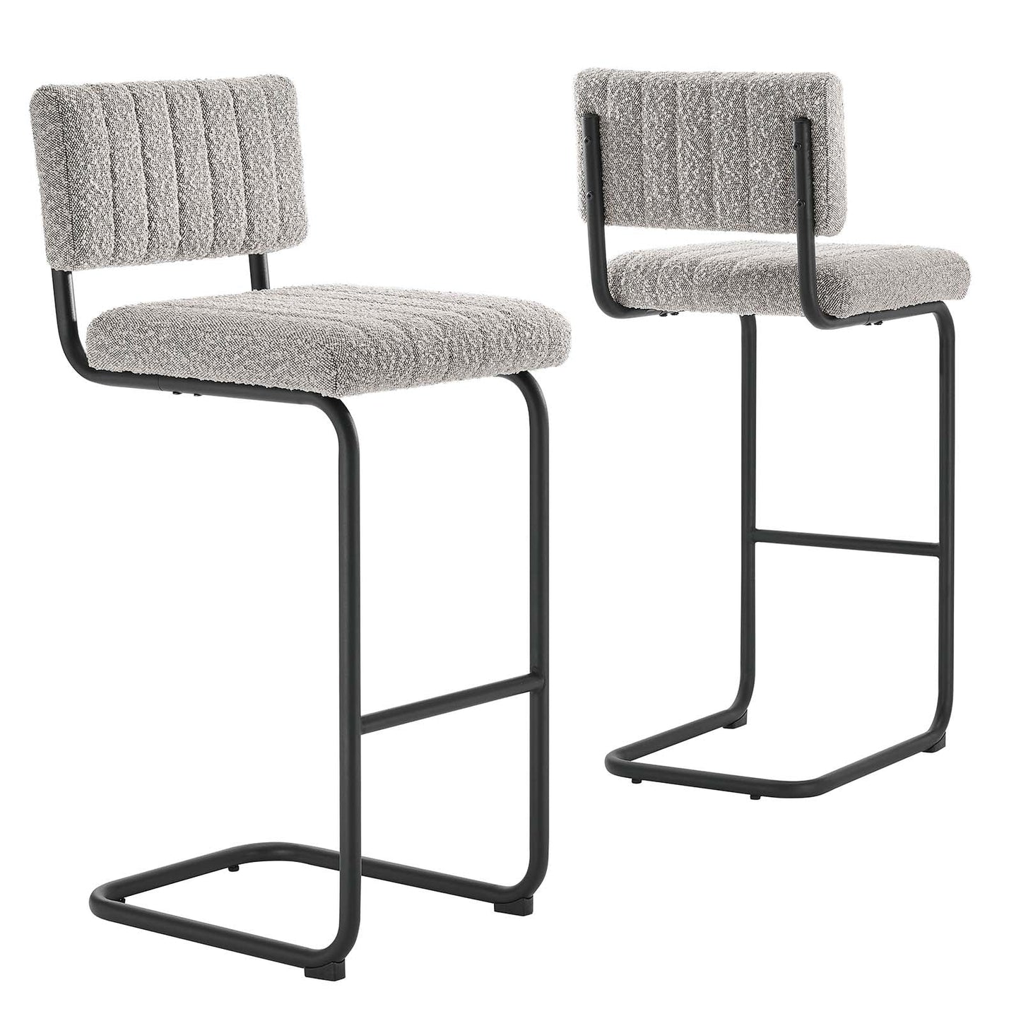 Parity Boucle Bar Stools - Set of 2 By Modway - EEI-6473 | Bar Stools | Modishstore - 28
