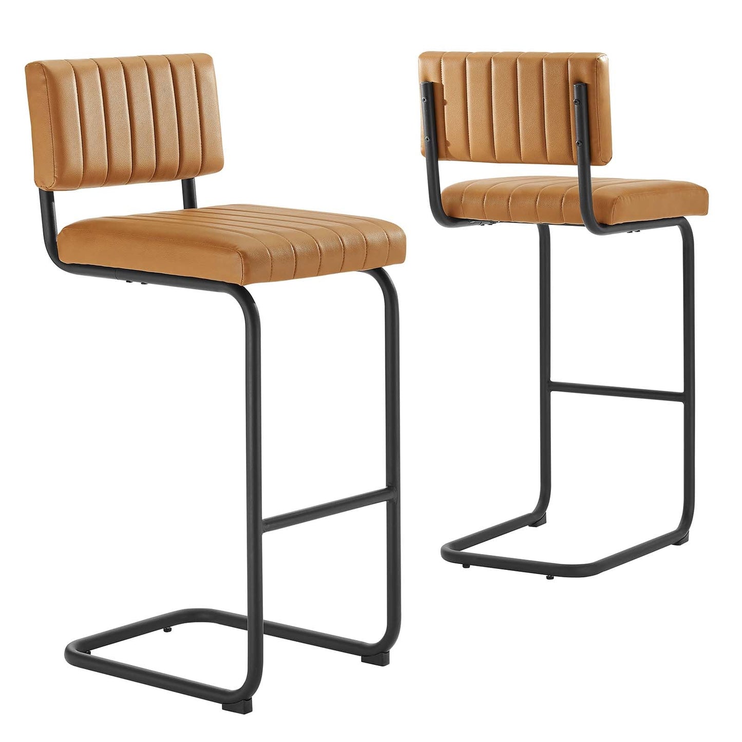 Parity Vegan Leather Bar Stools - Set of 2 By Modway - EEI-6474 | Bar Stools | Modishstore - 8