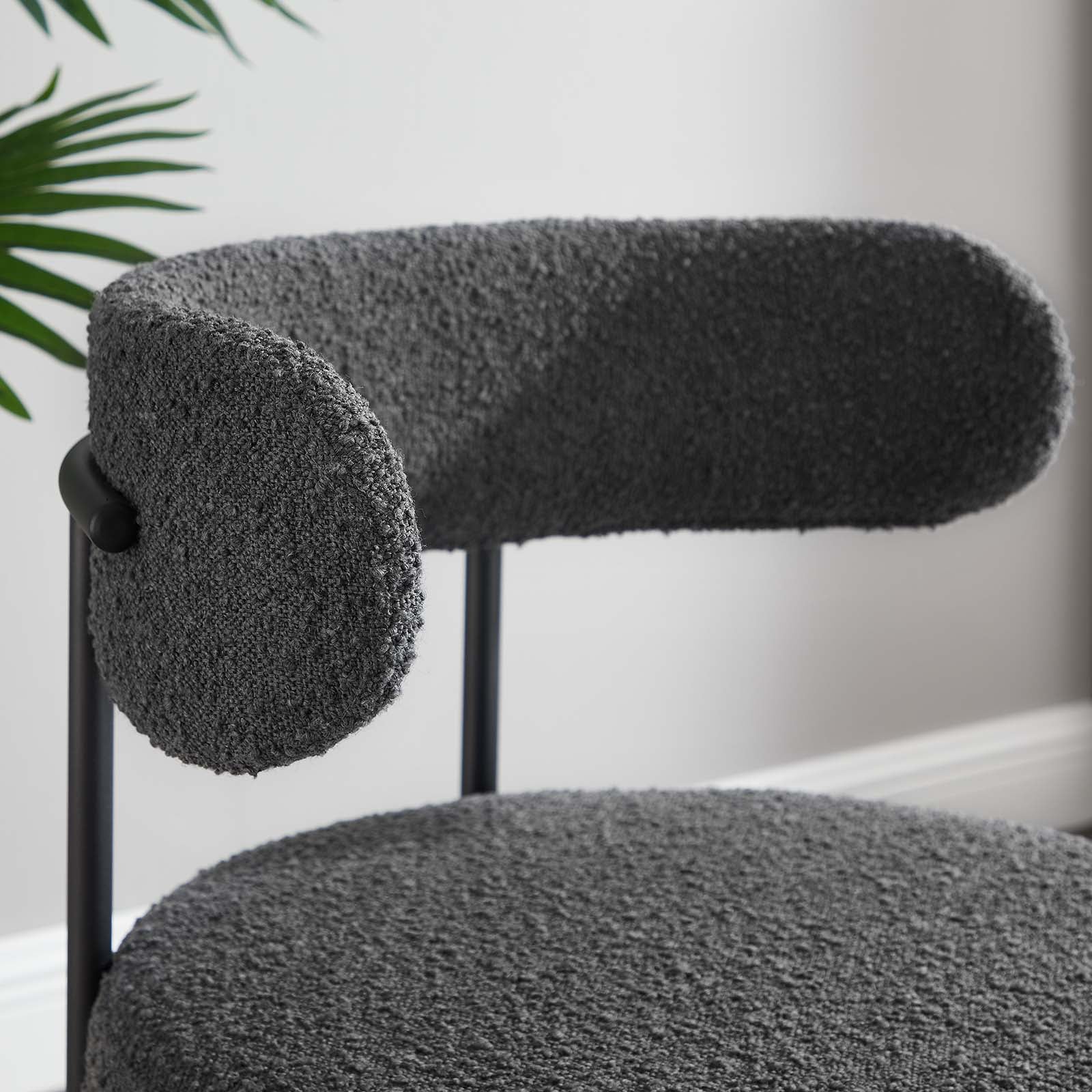 Albie Boucle Fabric Dining Chairs - Set of 2 By Modway - EEI-6516 | Dining Chairs | Modway - 8