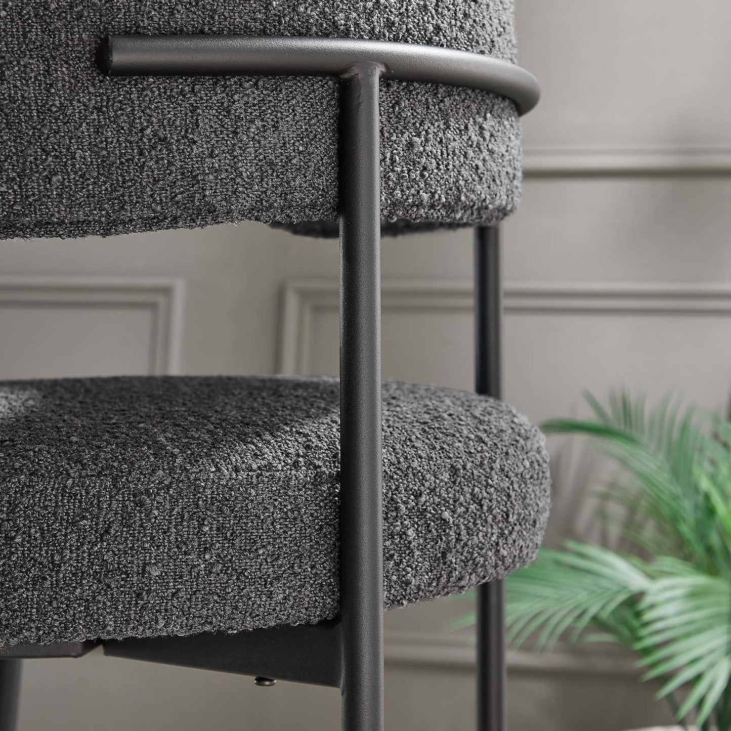 Albie Boucle Fabric Bar Stools - Set of 2 By Modway - EEI-6520 | Bar Stools | Modway - 8