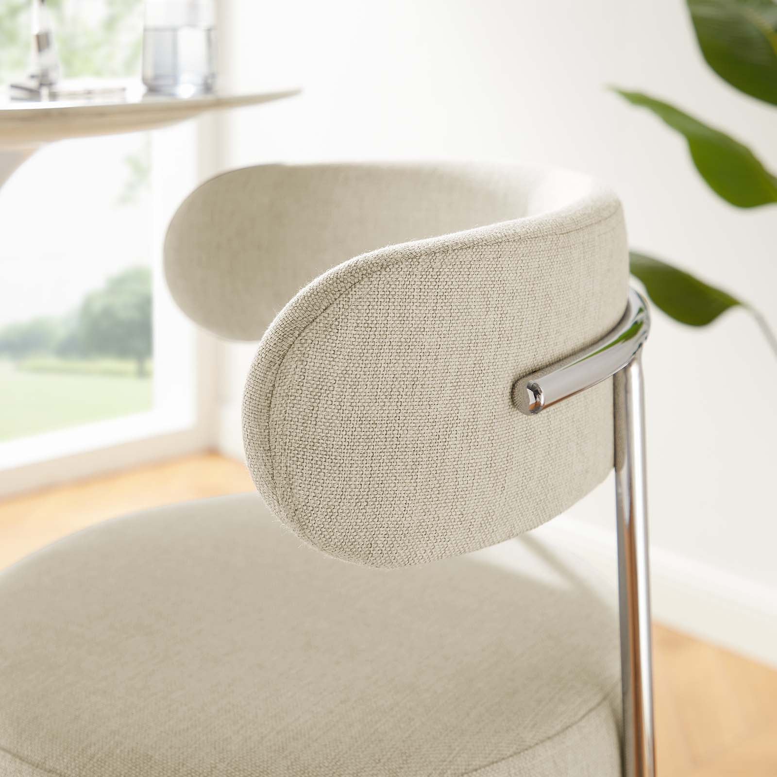 Albie Fabric Bar Stools - Set of 2 By Modway - EEI-6521 | Bar Stools | Modway - 8