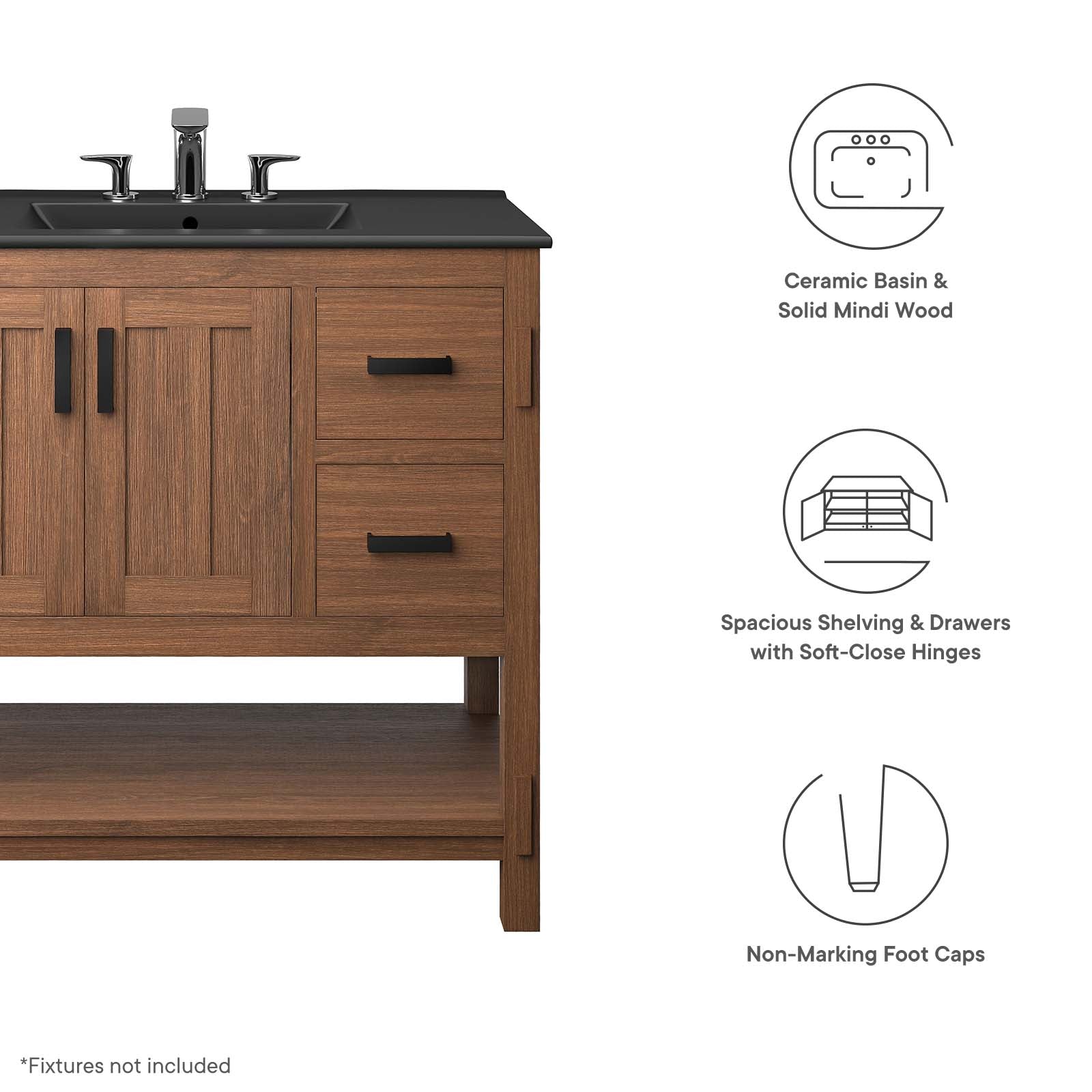 Ashlyn 36” Wood Bathroom Vanity By Modway - EEI-6535 | Bathroom Accessories | Modway - 10