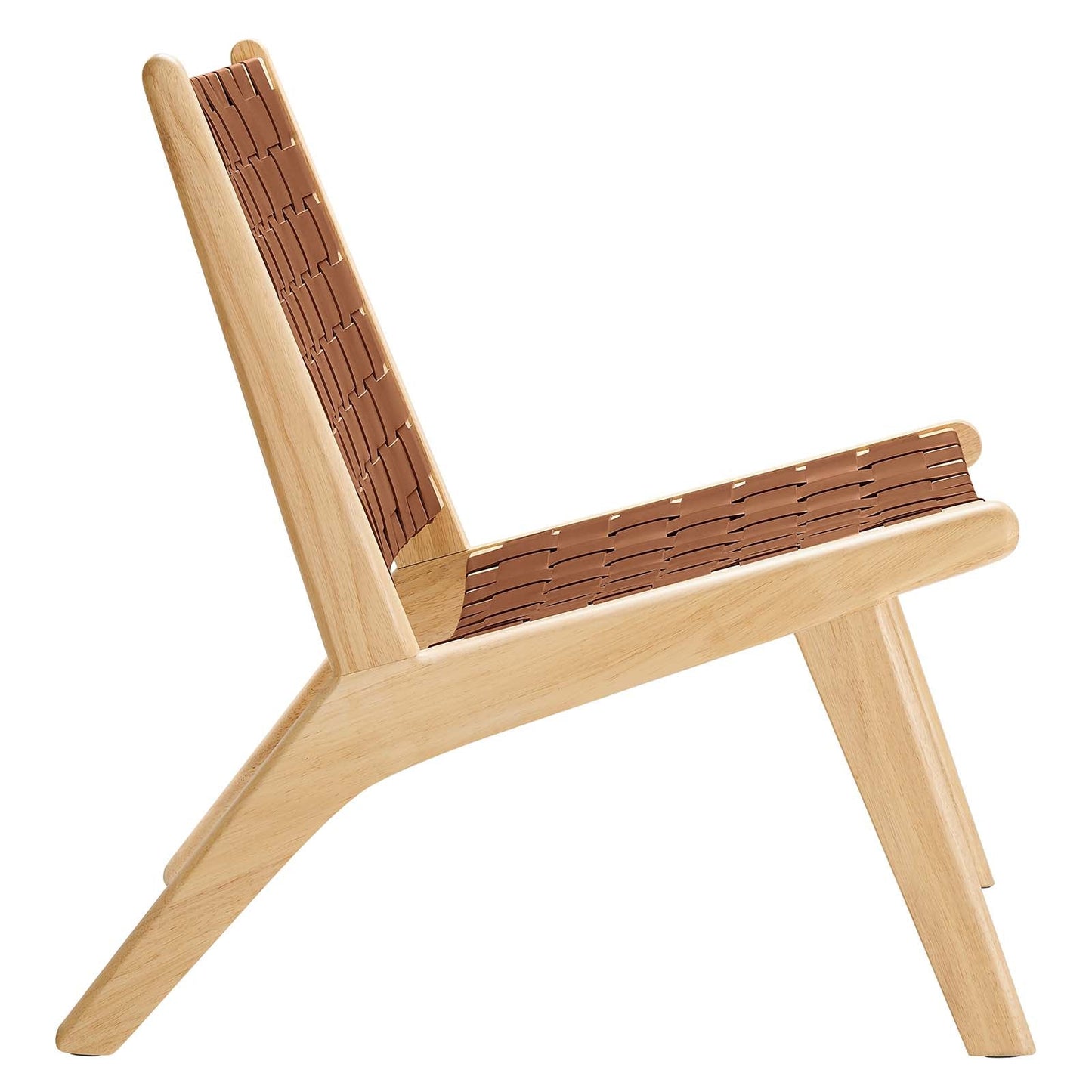 Saoirse Faux Leather Wood Accent Lounge Chair By Modway - EEI-6542 | Lounge Chairs | Modway - 2
