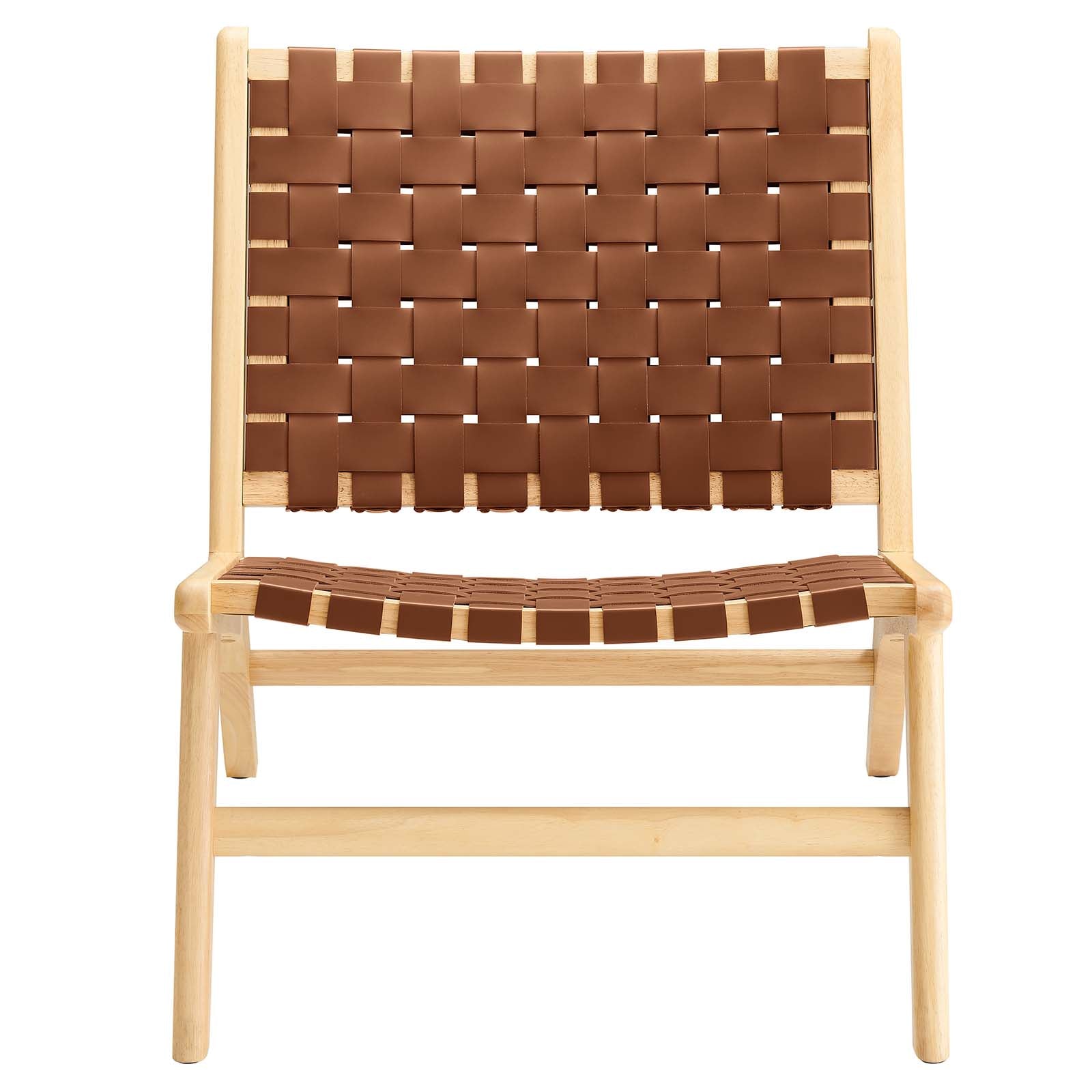 Saoirse Faux Leather Wood Accent Lounge Chair By Modway - EEI-6542 | Lounge Chairs | Modway - 4