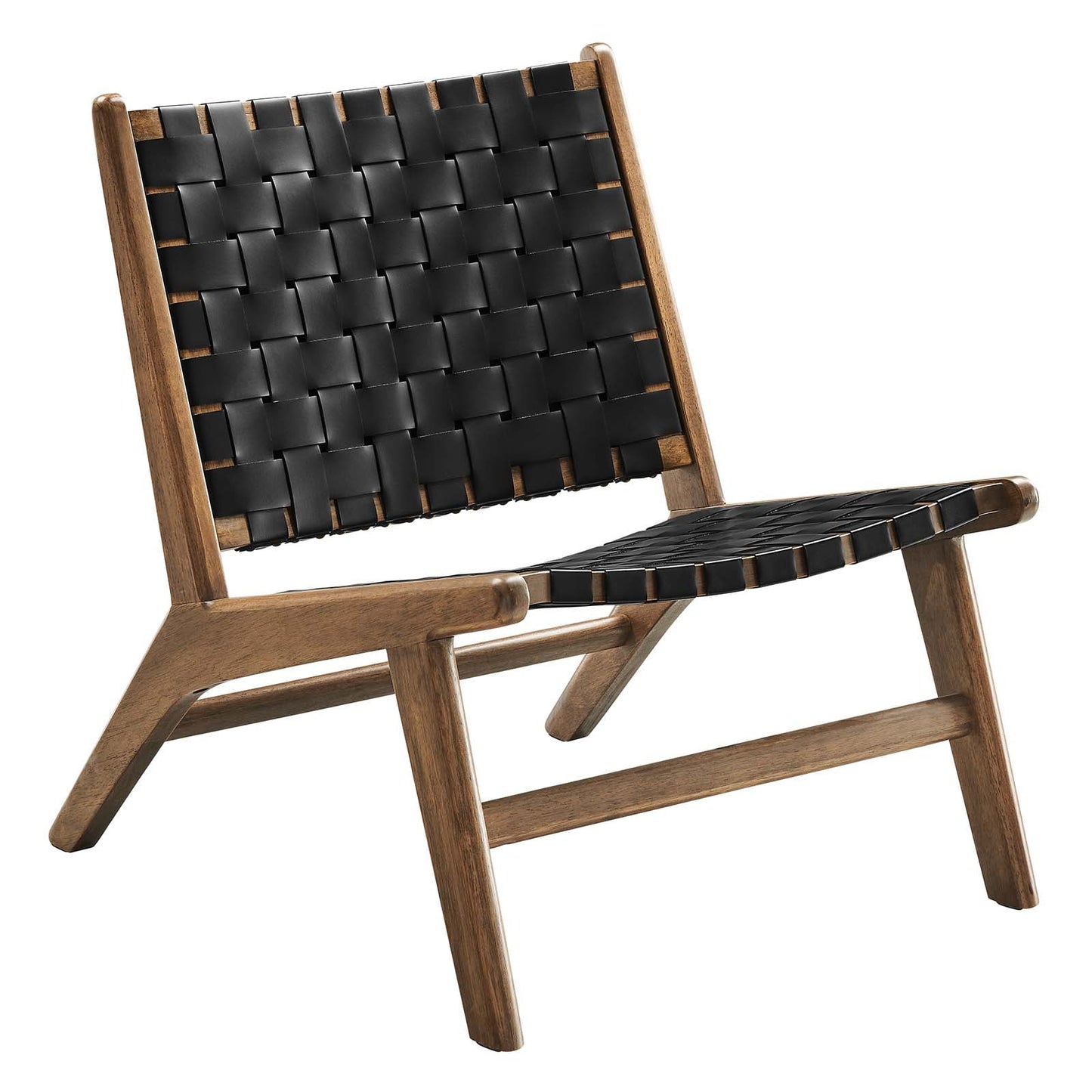 Saoirse Faux Leather Wood Accent Lounge Chair By Modway - EEI-6542 | Lounge Chairs | Modway - 9