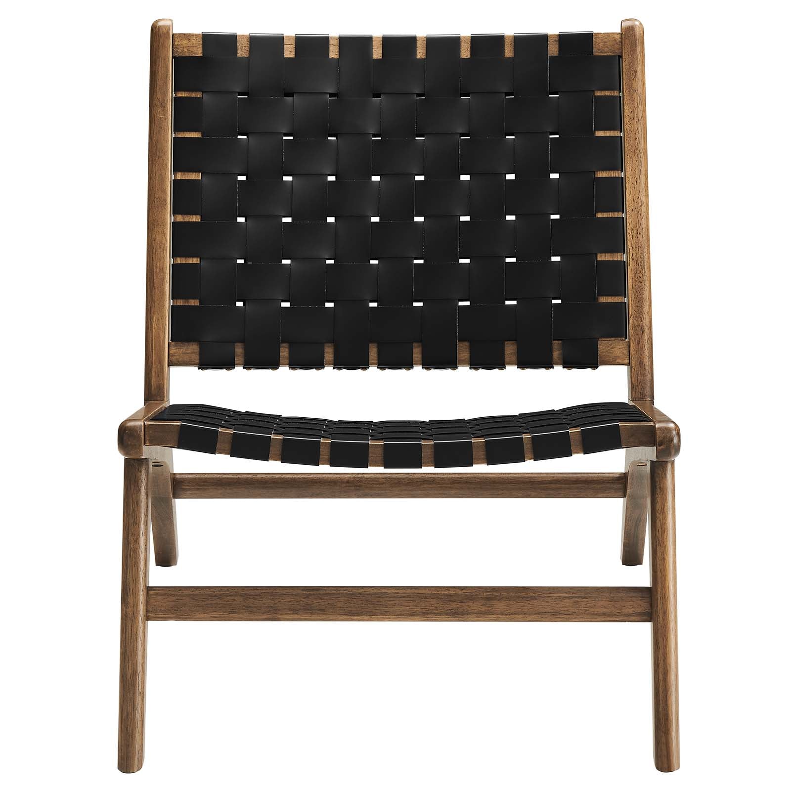 Saoirse Faux Leather Wood Accent Lounge Chair By Modway - EEI-6542 | Lounge Chairs | Modway - 12