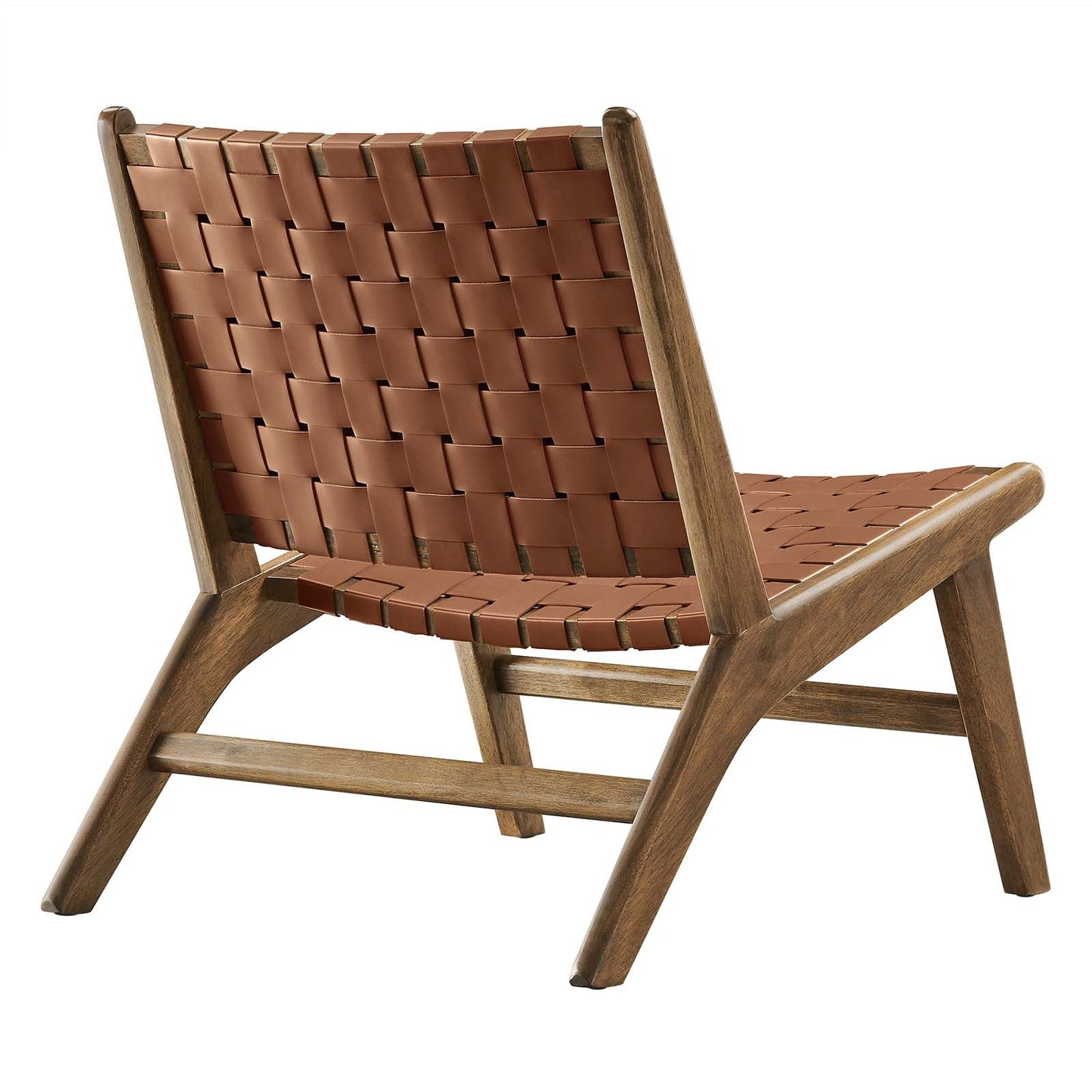 Saoirse Faux Leather Wood Accent Lounge Chair By Modway - EEI-6542 | Lounge Chairs | Modway - 19