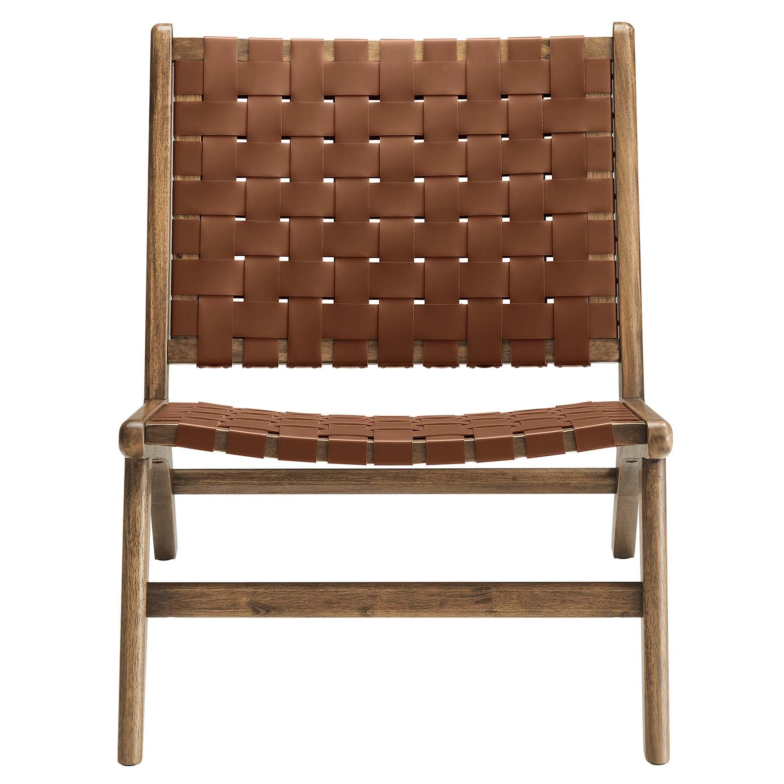 Saoirse Faux Leather Wood Accent Lounge Chair By Modway - EEI-6542 | Lounge Chairs | Modway - 20