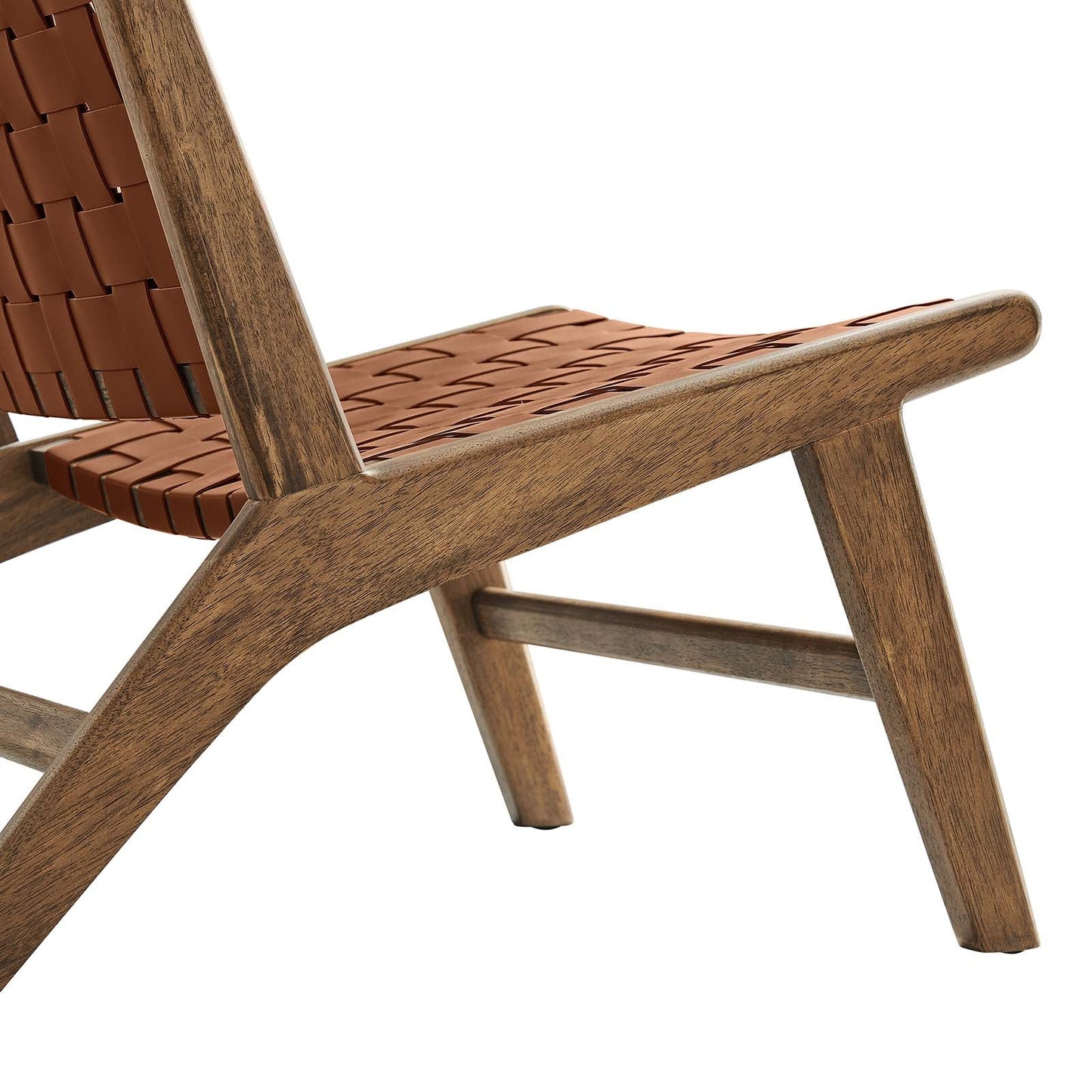 Saoirse Faux Leather Wood Accent Lounge Chair By Modway - EEI-6542 | Lounge Chairs | Modway - 21