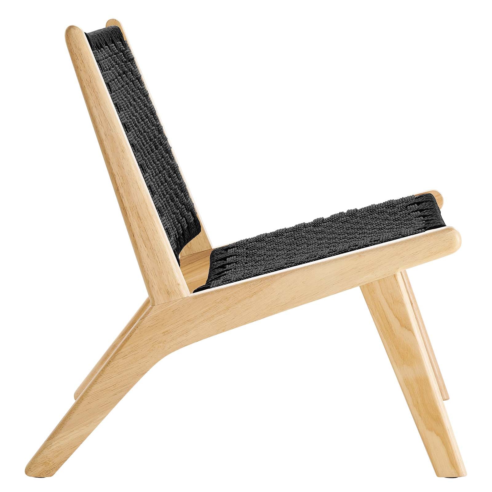 Saoirse Woven Rope Wood Accent Lounge Chair By Modway - EEI-6543 | Dining Chairs | Modway - 2