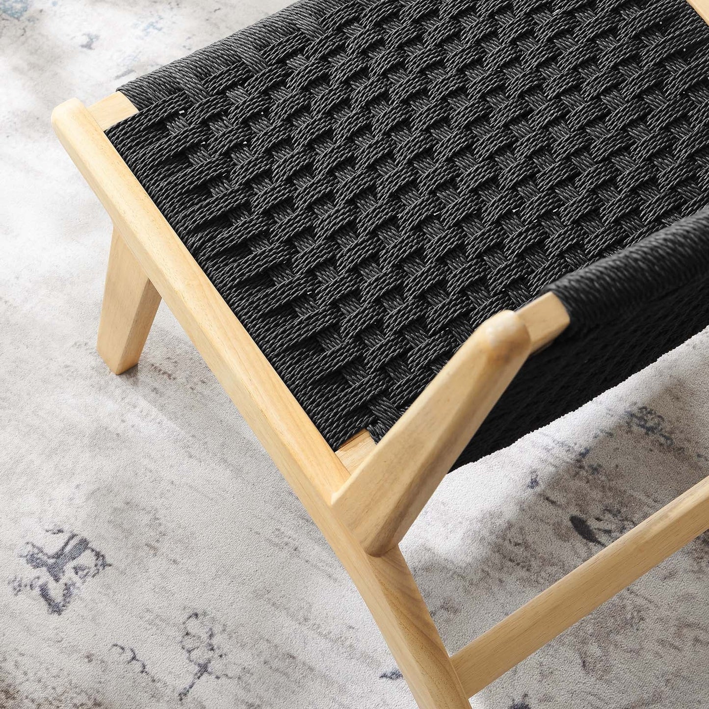 Saoirse Woven Rope Wood Accent Lounge Chair By Modway - EEI-6543 | Dining Chairs | Modway - 8