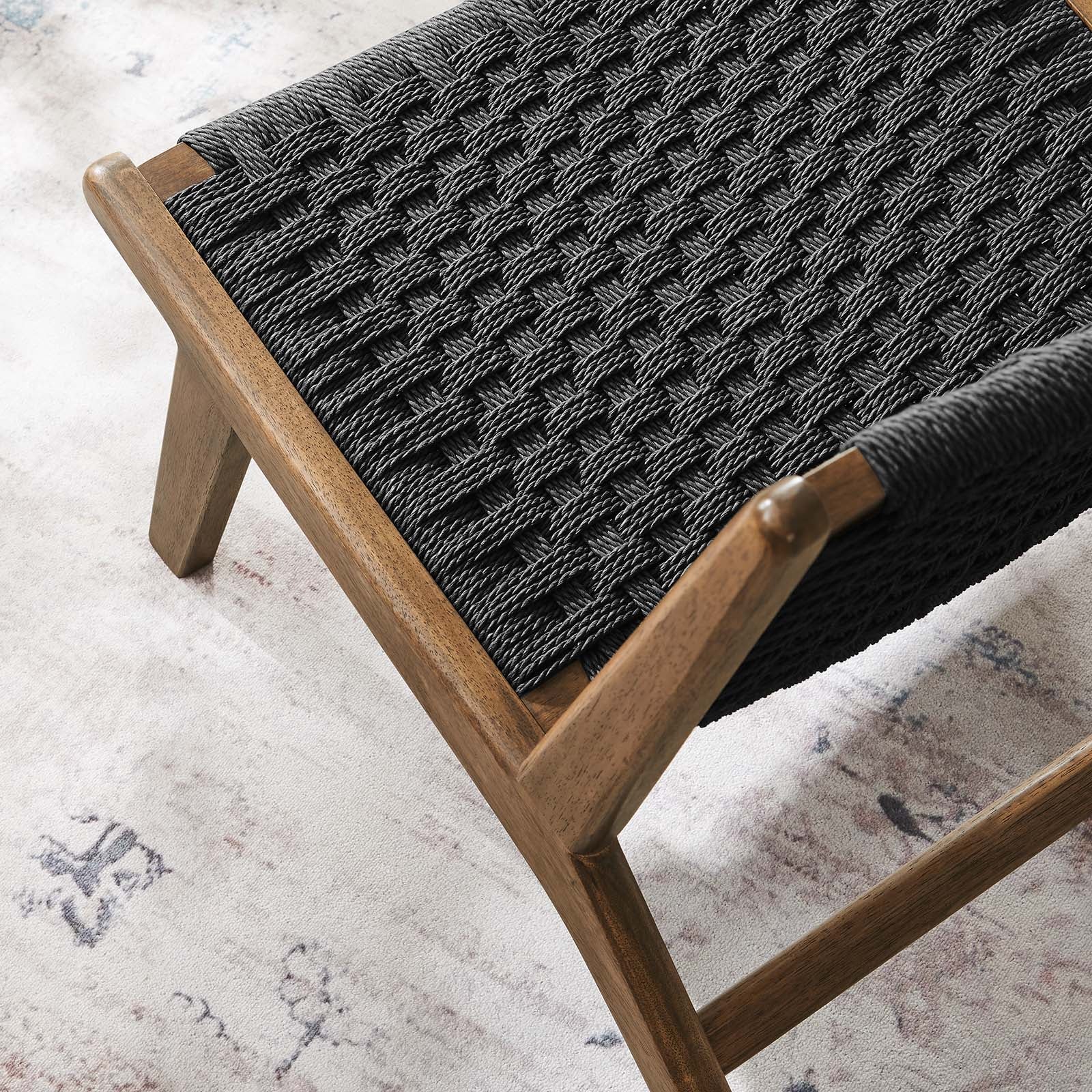 Saoirse Woven Rope Wood Accent Lounge Chair By Modway - EEI-6543 | Dining Chairs | Modway - 24