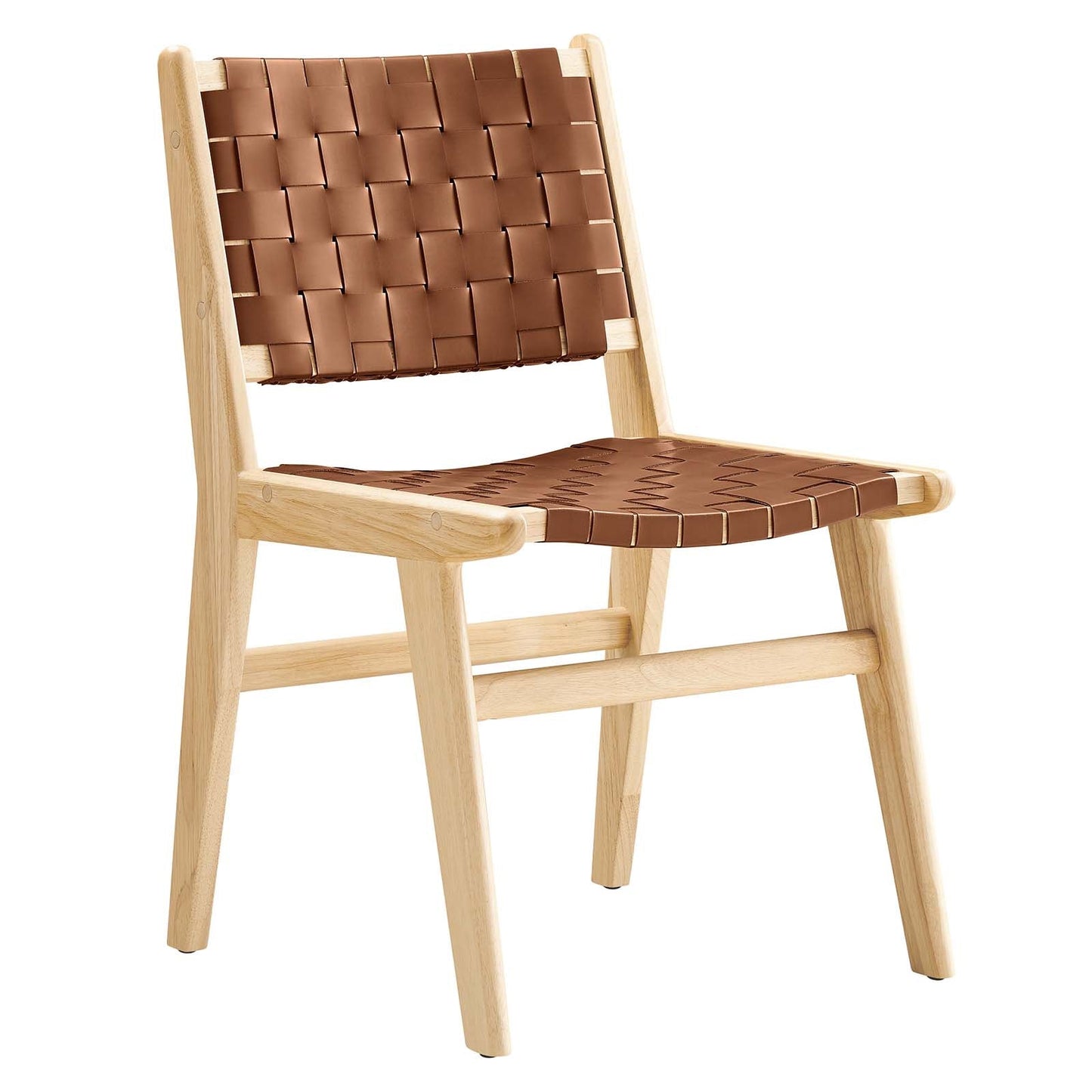 Saoirse Faux Leather Wood Dining Side Chair - Set of 2 By Modway - EEI-6544 | Dining Chairs | Modway - 4
