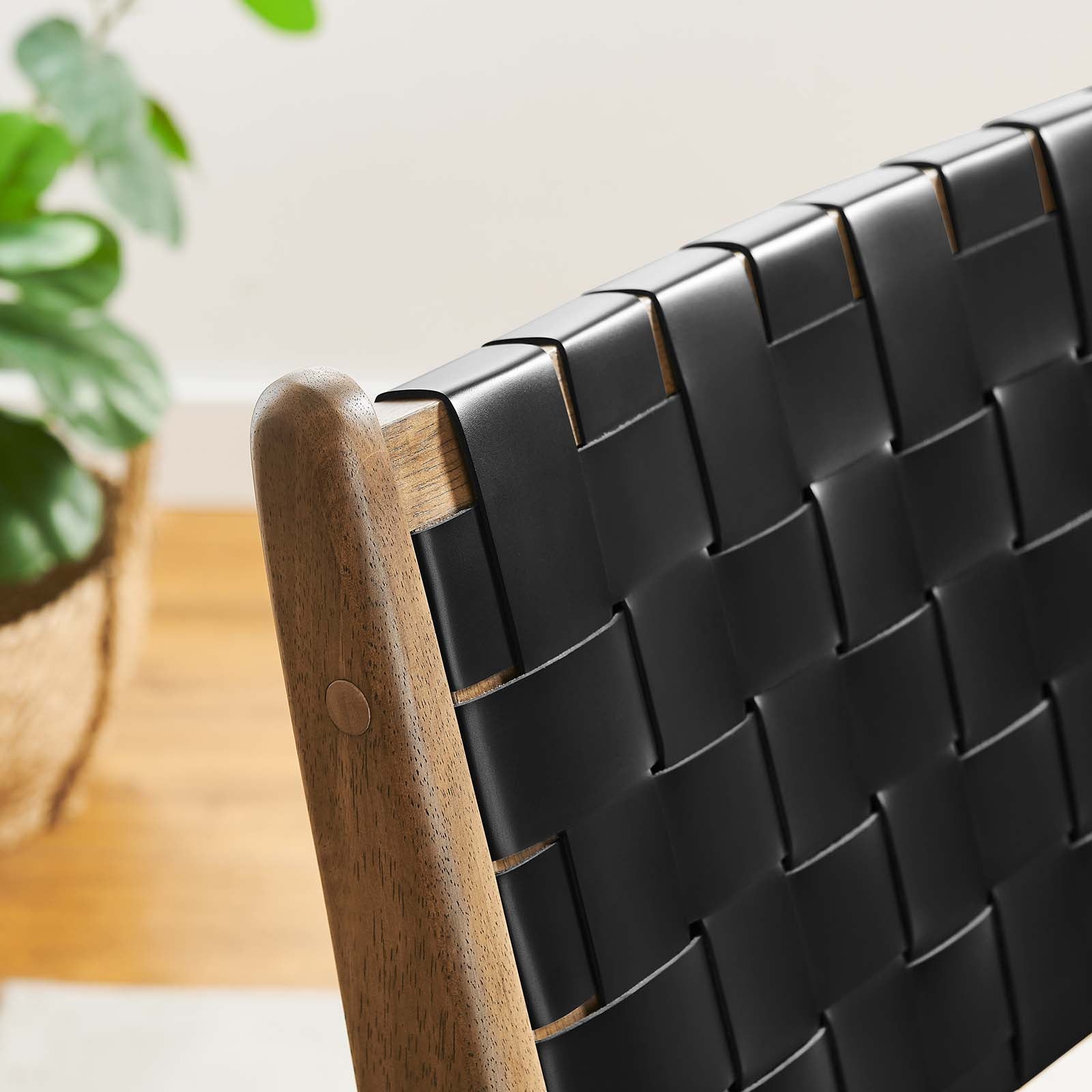 Saoirse Faux Leather Wood Dining Side Chair - Set of 2 By Modway - EEI-6544 | Dining Chairs | Modway - 19
