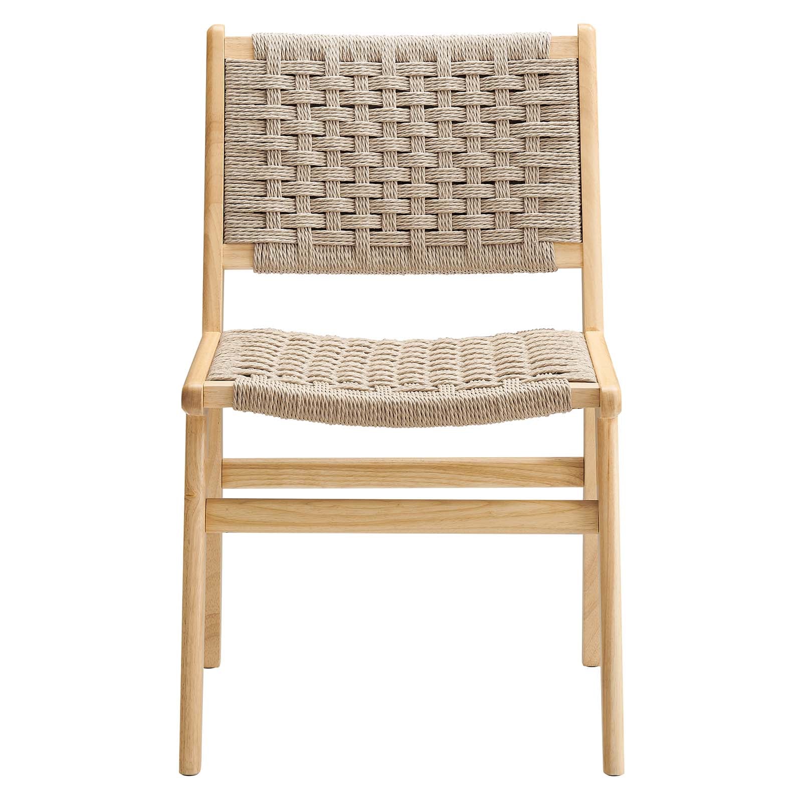 Saoirse Woven Rope Wood Dining Side Chair By Modway - EEI-6545 | Dining Chairs | Modway - 17
