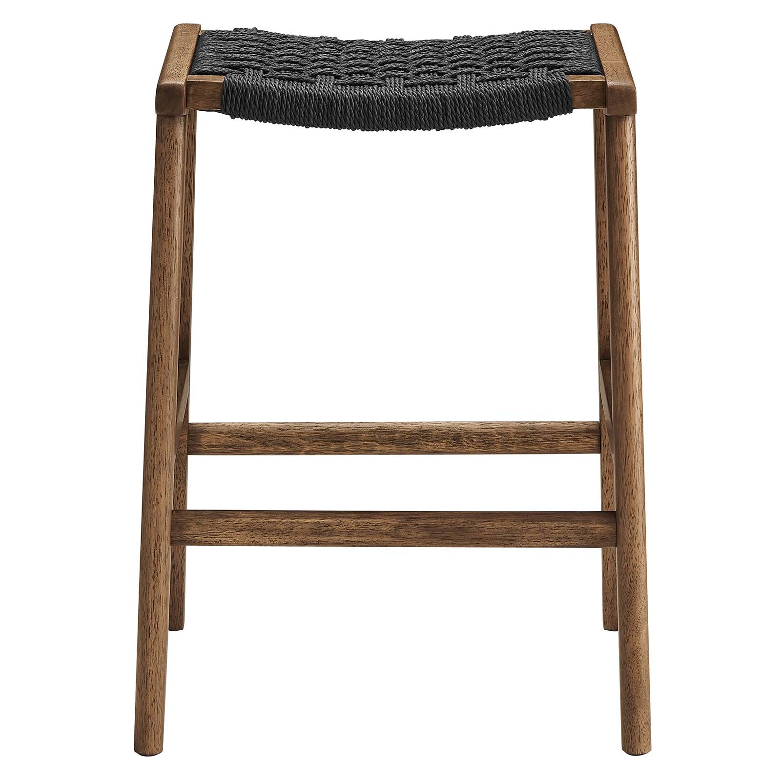 Saoirse Woven Rope Wood Counter Stool - Set of 2 By Modway - EEI-6548 | Counter Stools | Modway - 23