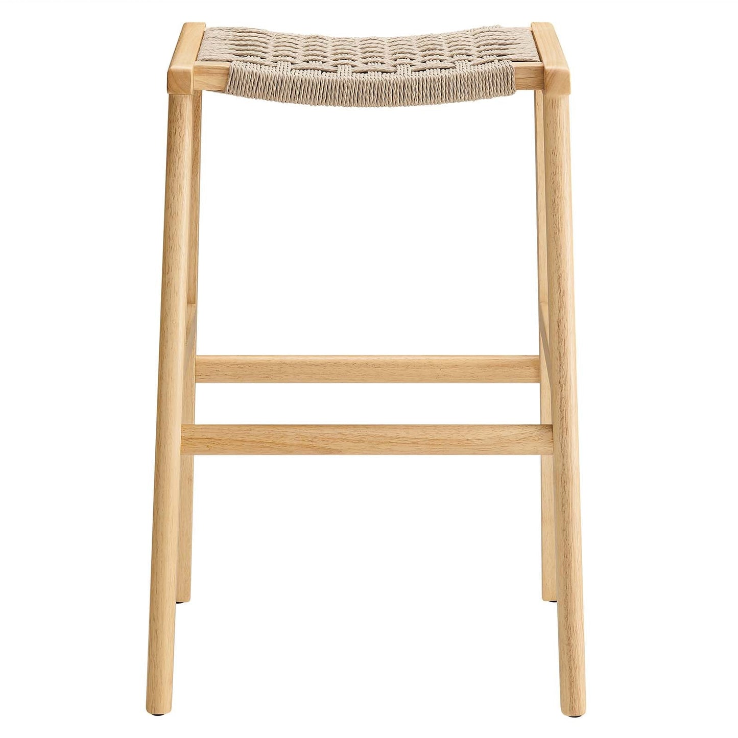 Saoirse Woven Rope Wood Bar Stool - Set of 2 By Modway - EEI-6550 | Bar Stools | Modway - 14